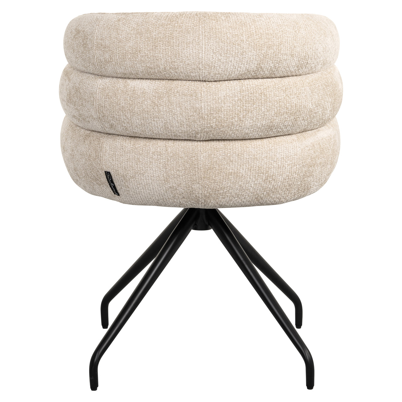 Richmond Interiors Esszimmerstuhl Kayla cream unicorn swivel Esszimmerstuhl Richmond Interiors