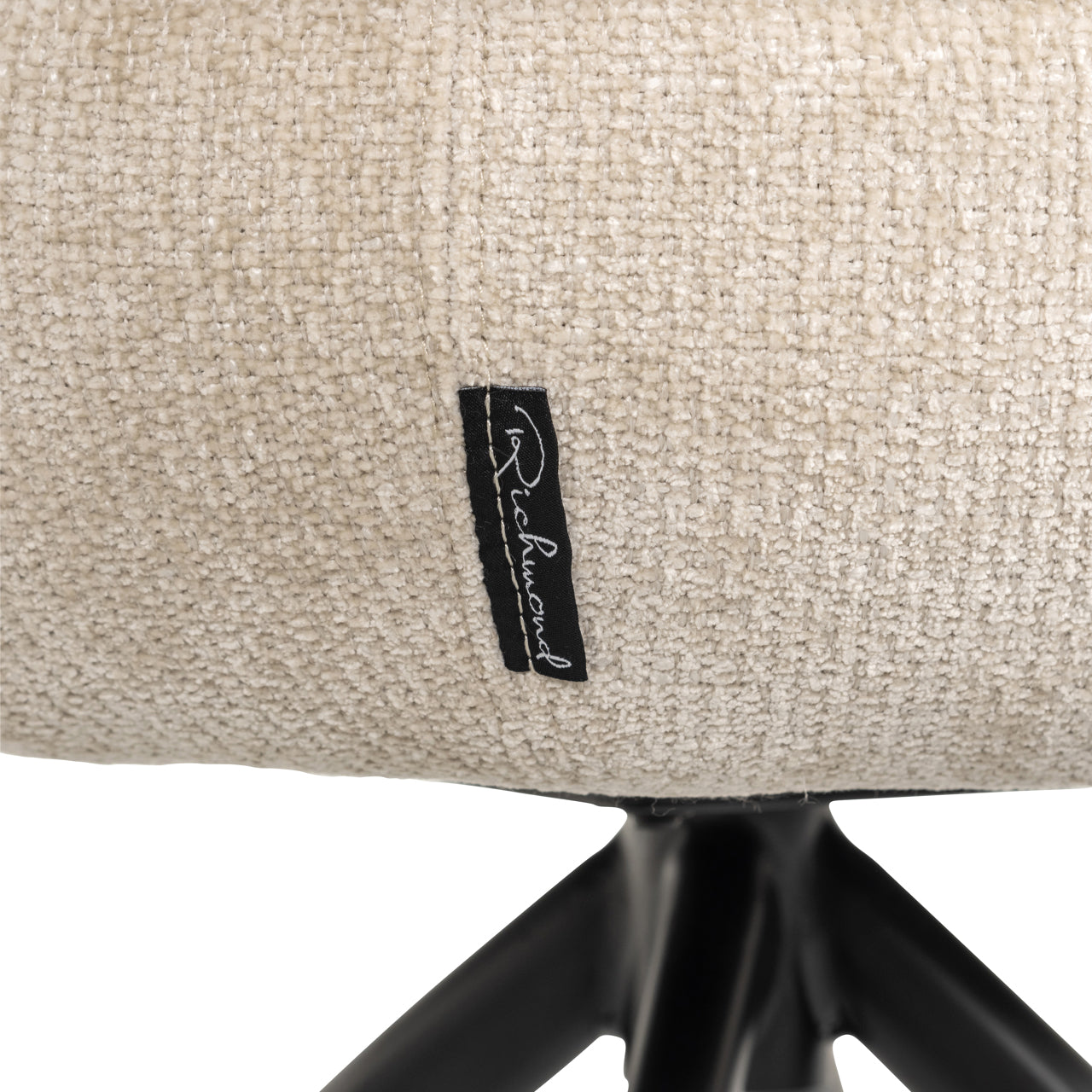 Richmond Interiors Esszimmerstuhl Kayla cream unicorn swivel Esszimmerstuhl Richmond Interiors