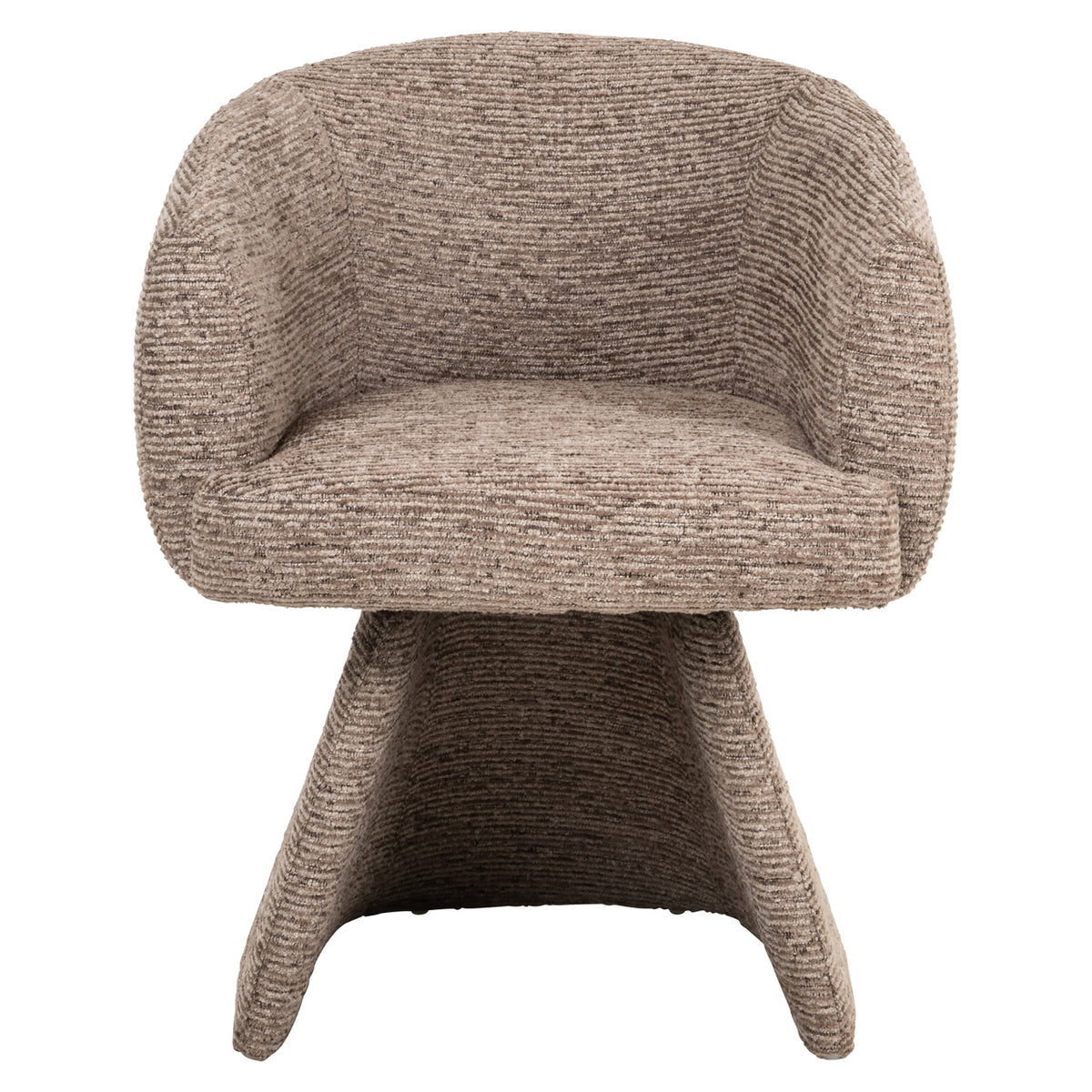 Richmond Interiors Esszimmerstuhl Quiriro mocca linear swivel Richmond Interiors
