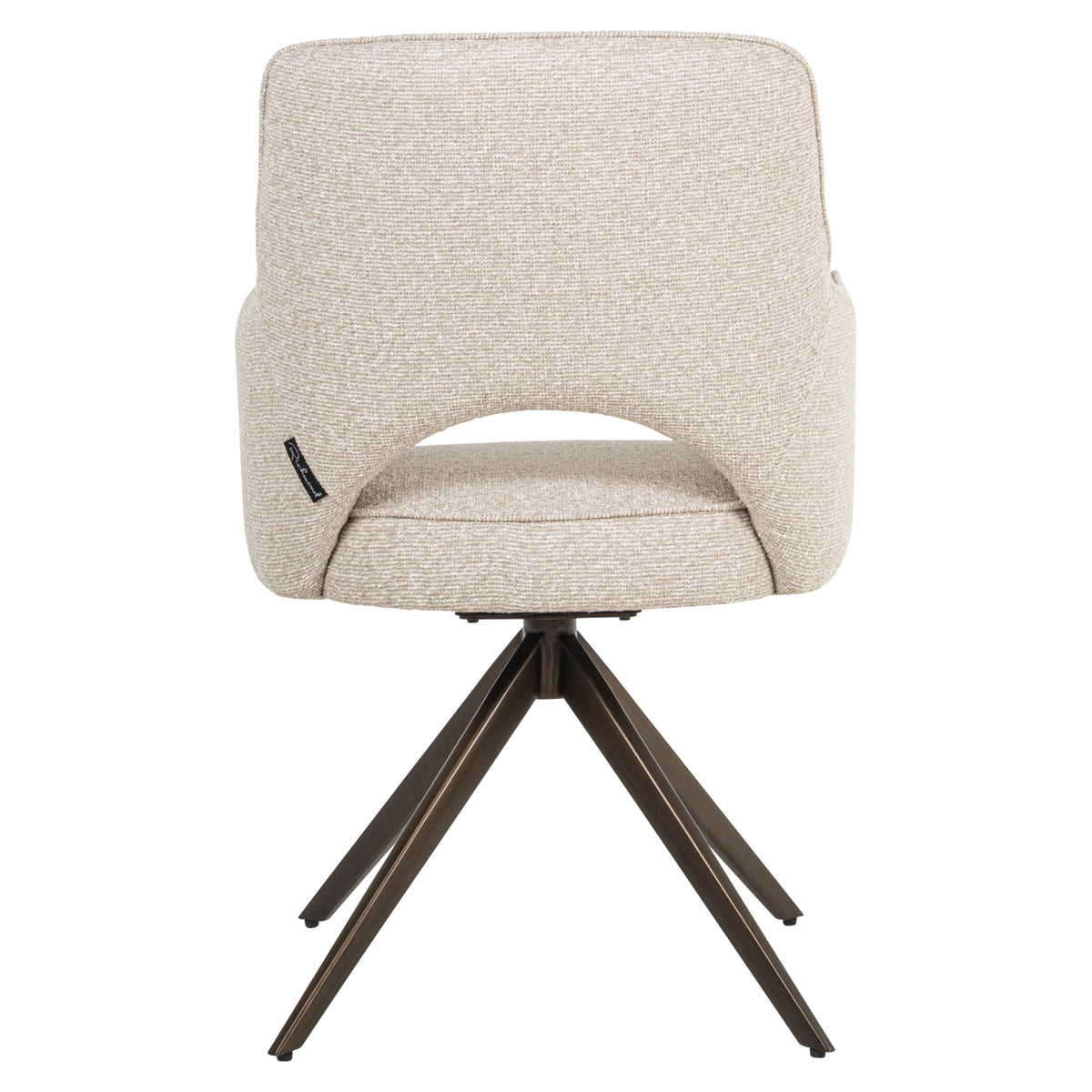 Richmond Interiors Esszimmerstuhl Ginerva biscotti swivel Richmond Interiors