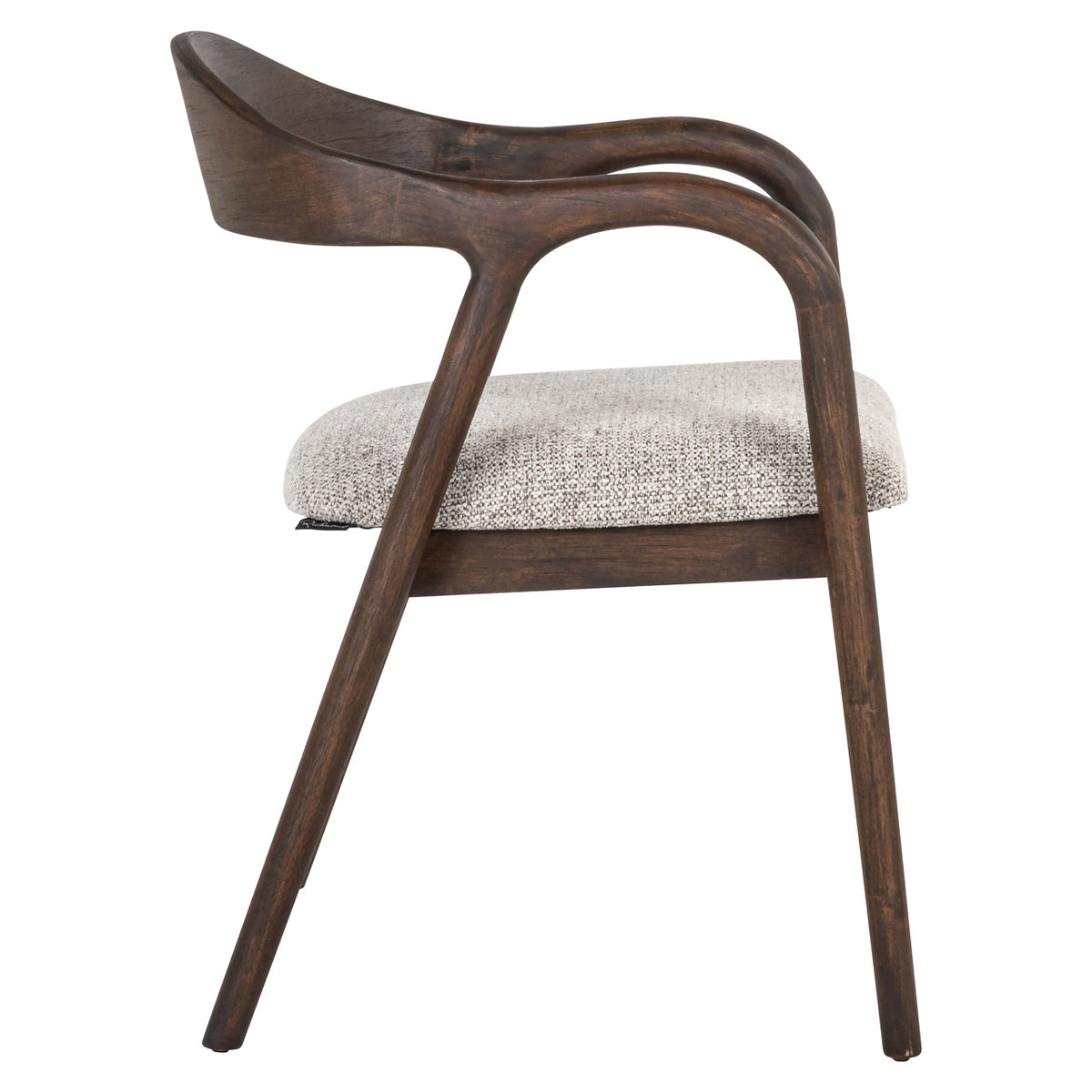 Richmond Interiors Esszimmerstuhl Mihara mocca fancy fire retardant Richmond Interiors