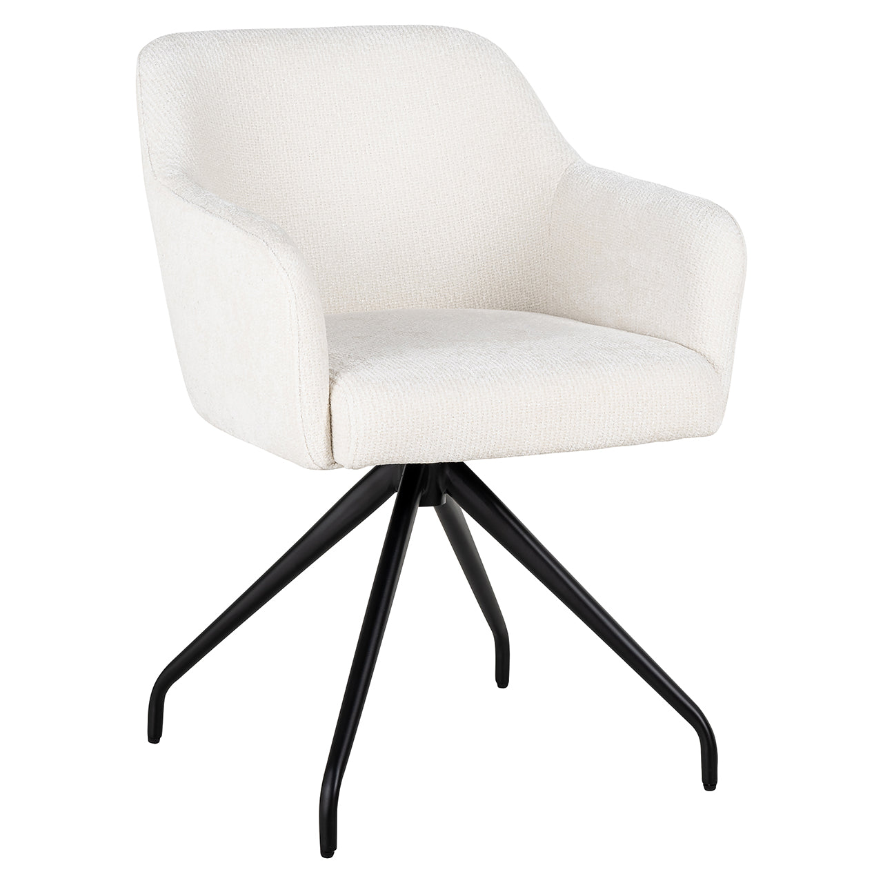 Richmond Interiors - Stuhl Benthe white unicorn Drehstuhl Richmond Interiors