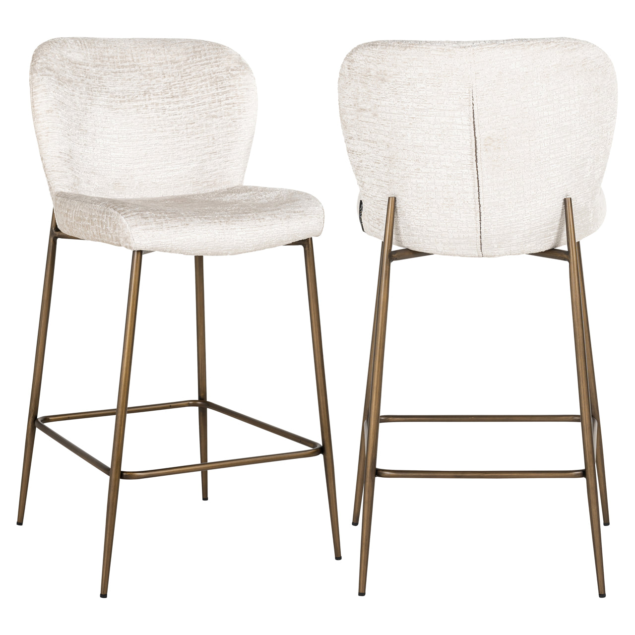 Richmond Interiors Thekenstuhl Darby cream fusion Thekenstuhl Richmond Interiors
