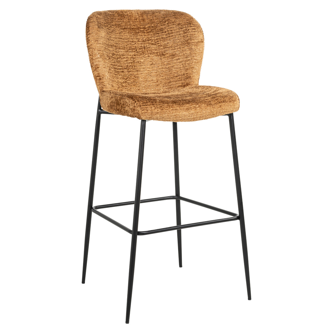 Richmond Interiors Barhocker Darby cognac fusion
