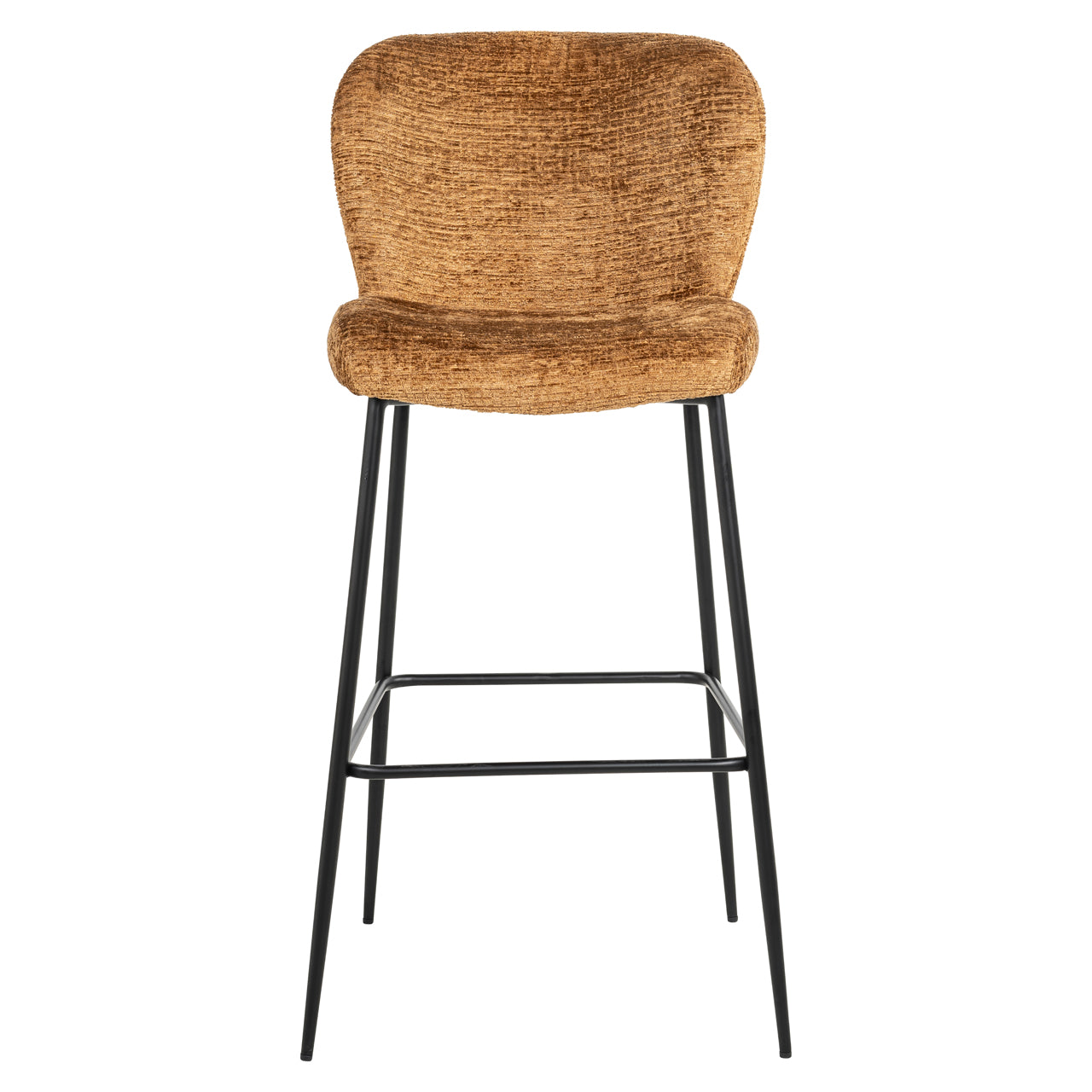 Richmond Interiors Barhocker Darby cognac fusion