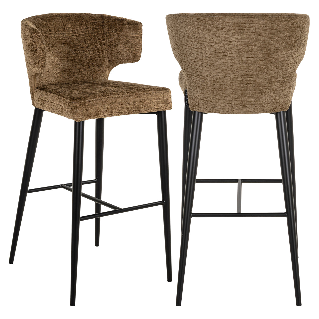 Richmond Interiors bar stool Taylor brandy fusion fire retardant