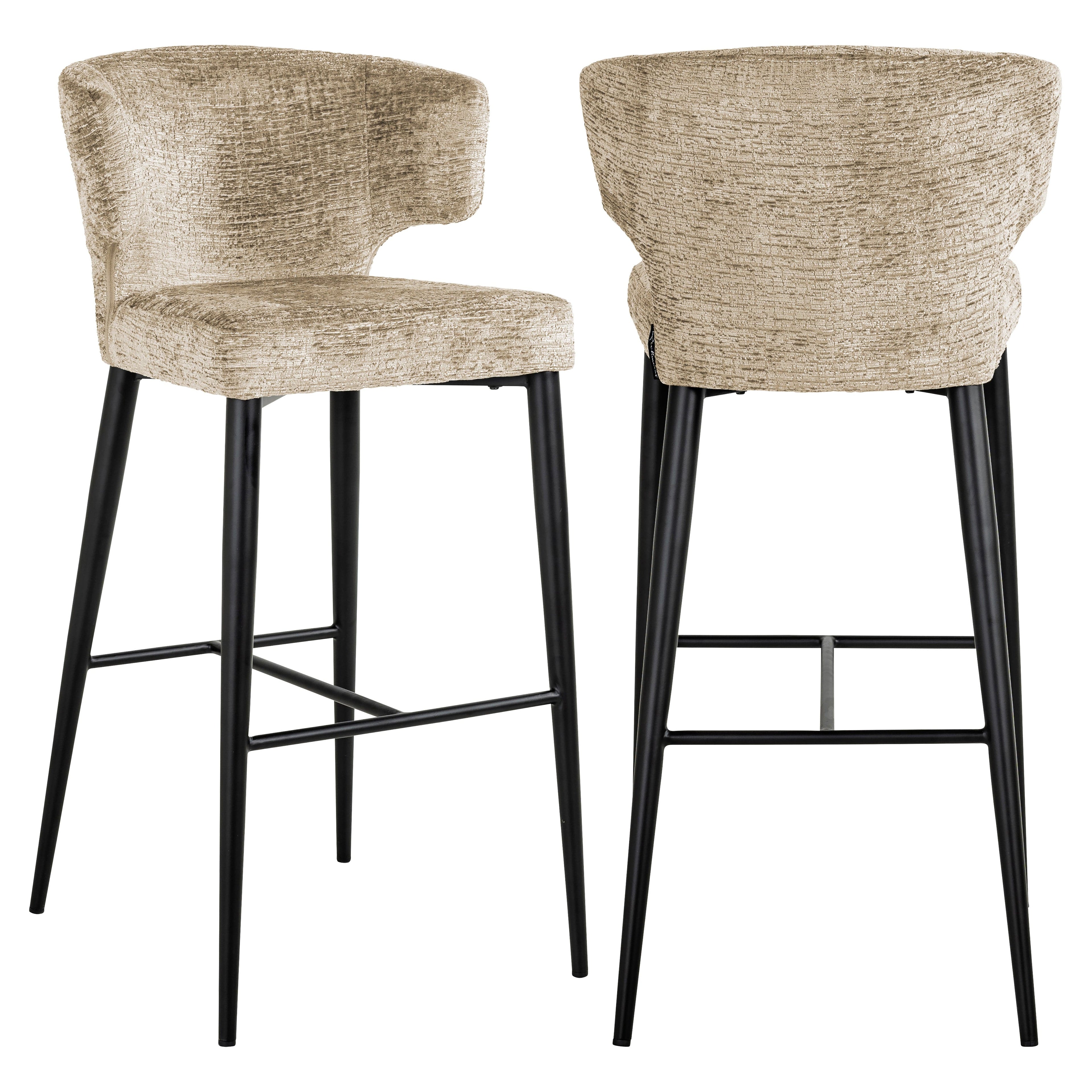 Richmond Interiors Barstuhl Taylor desert fusion fire retardant (FR-Fusion 109 desert) Barstuhl Richmond Interiors