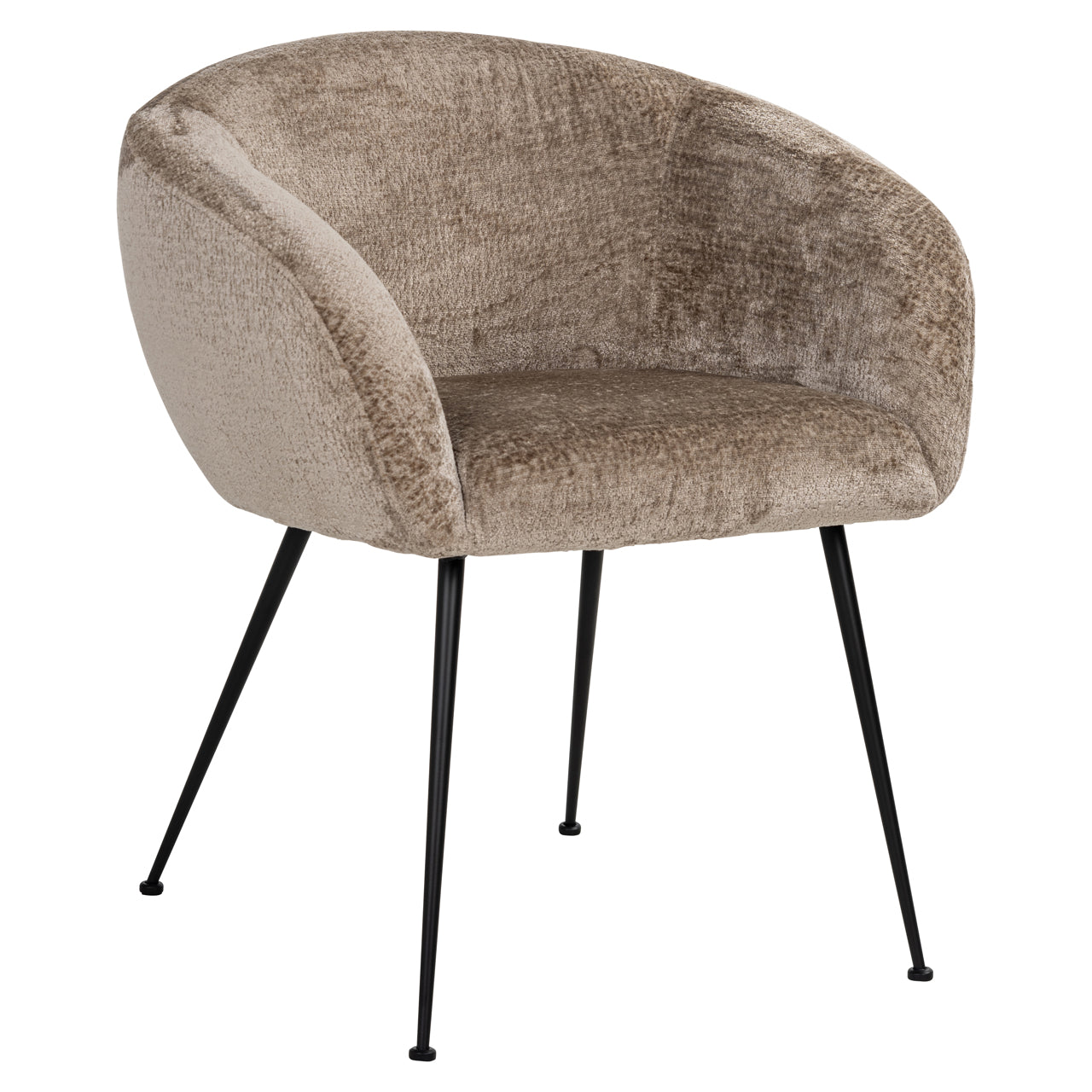 Richmond Interiors Esszimmerstuhl Ruby taupe chenille Esszimmerstuhl Richmond Interiors