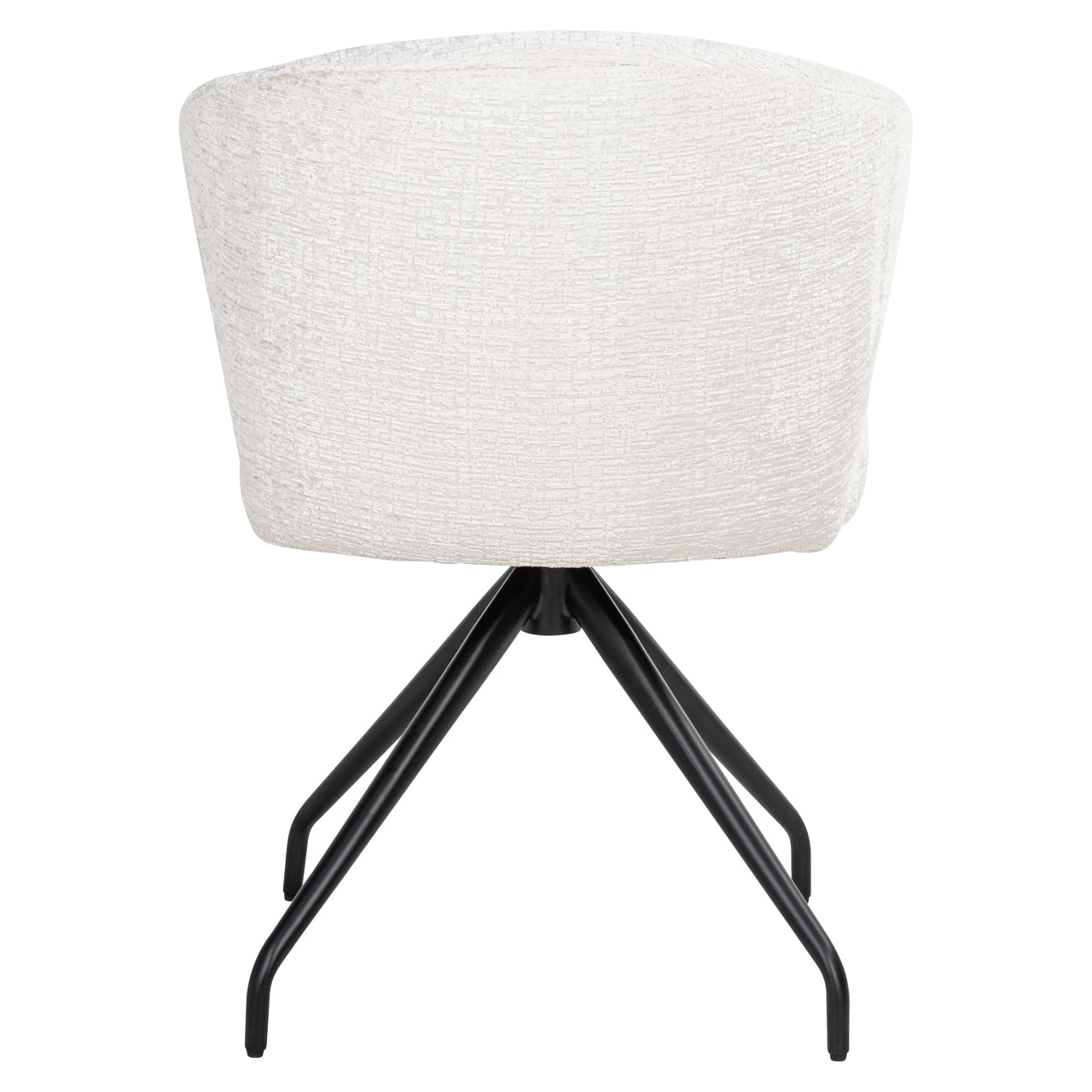 Richmond Interiors Esszimmerstuhl Milly cream fusion swivel