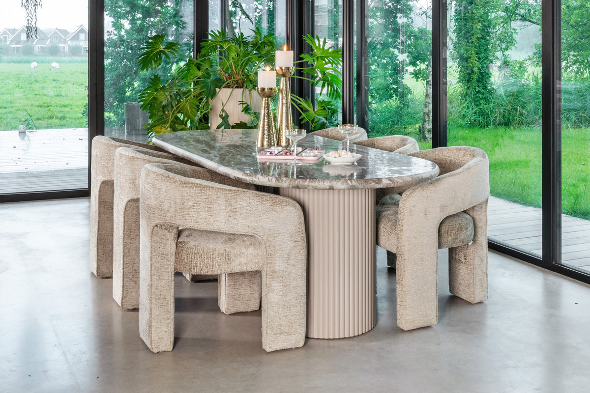 Richmond Interiors Esszimmerstuhl Belle desert fusion fire retardant Richmond Interiors