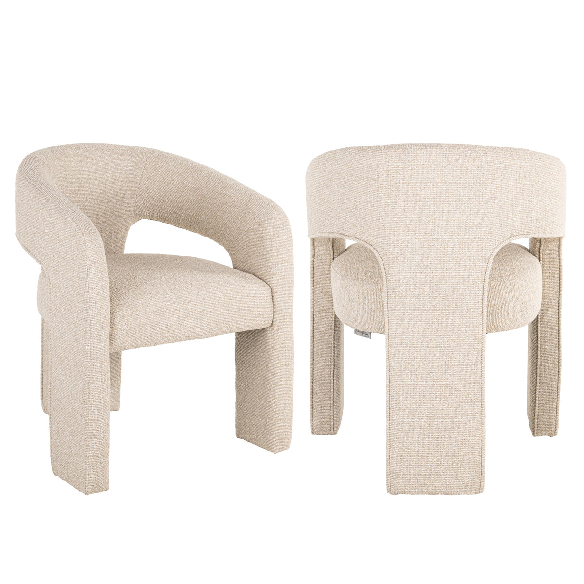 Richmond Interiors Esszimmerstuhl Belle biscotti fire retardant Richmond Interiors