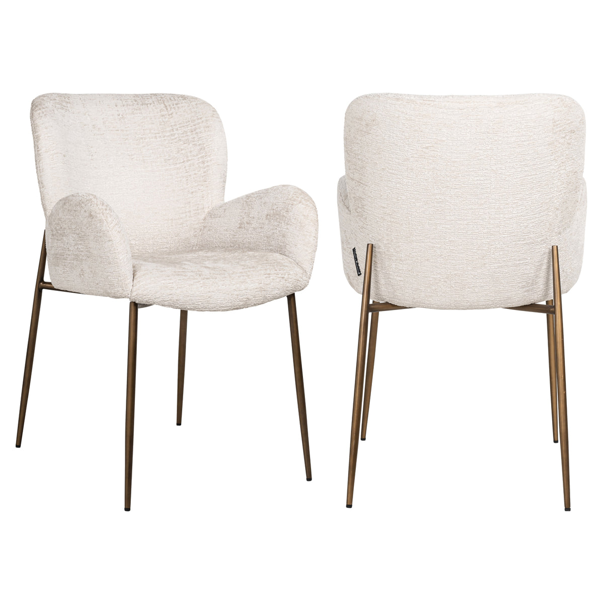 Richmond Interiors Esszimmerstuhl Amber cream fusion fire retardant Richmond Interiors