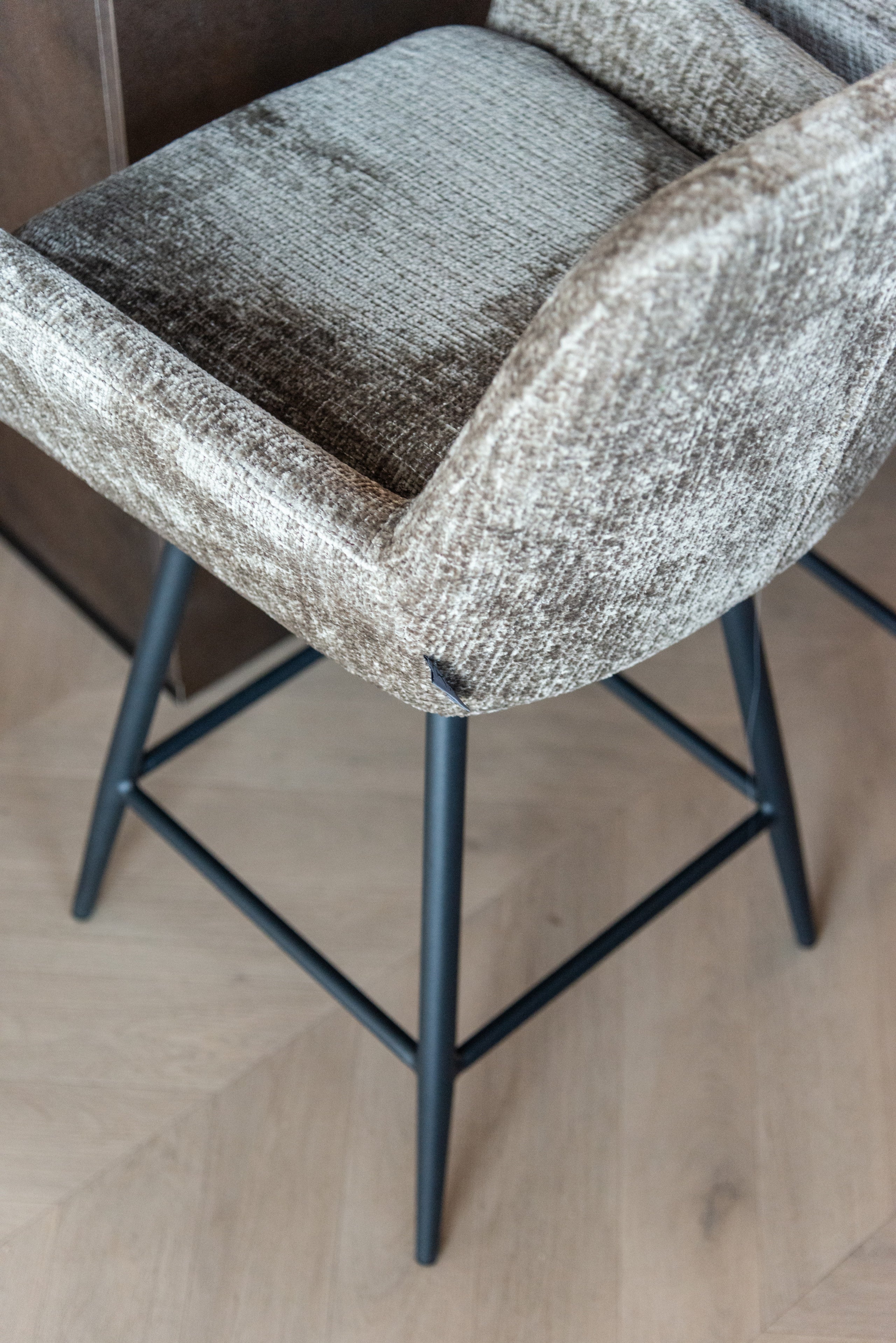 Richmond Interiors Thekenstuhl Linsey niagara stone swivel (Set of 2) Thekenstuhl Richmond Interiors