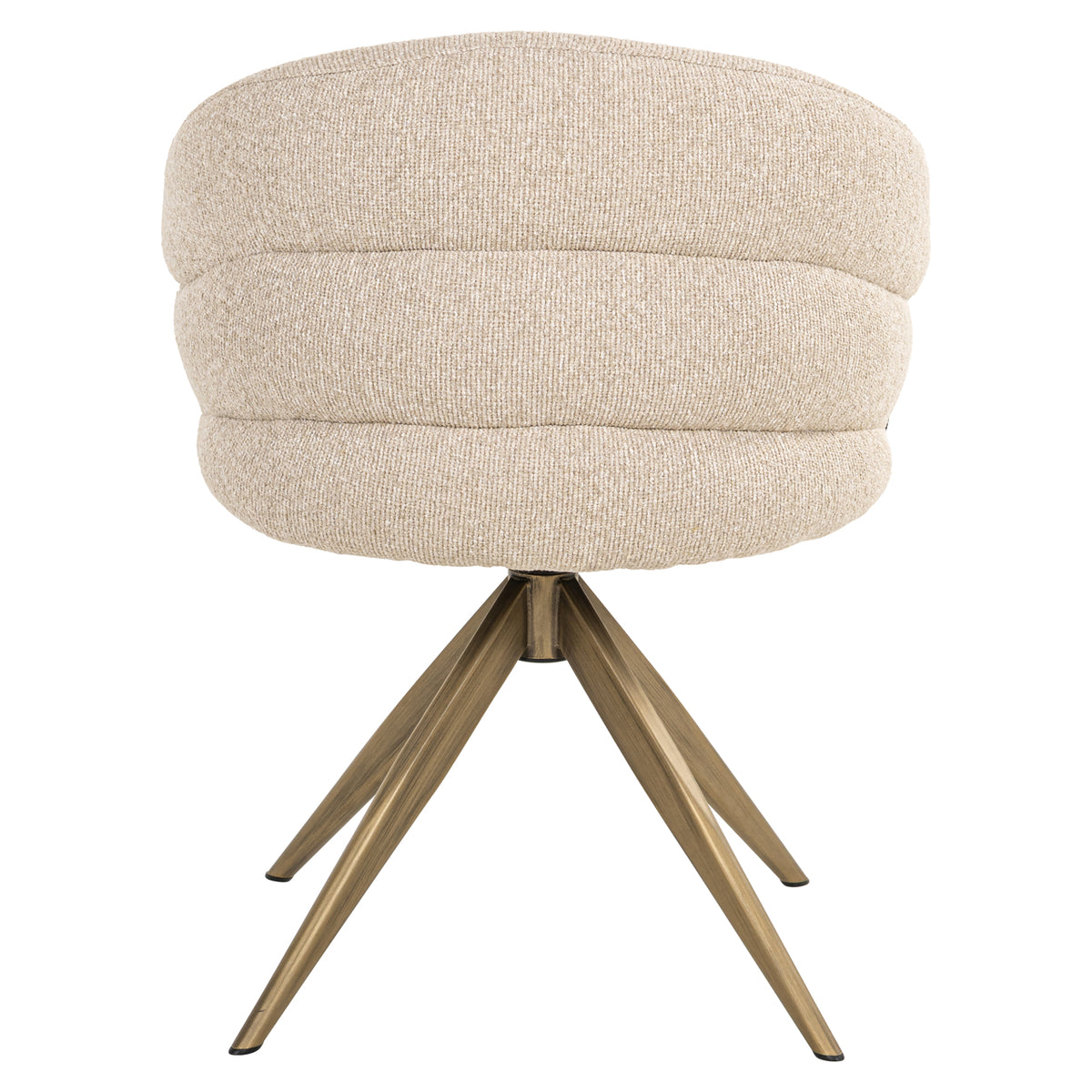 Richmond Interiors Esszimmerstuhl Zendaya biscotti swivel fire retardant Richmond Interiors