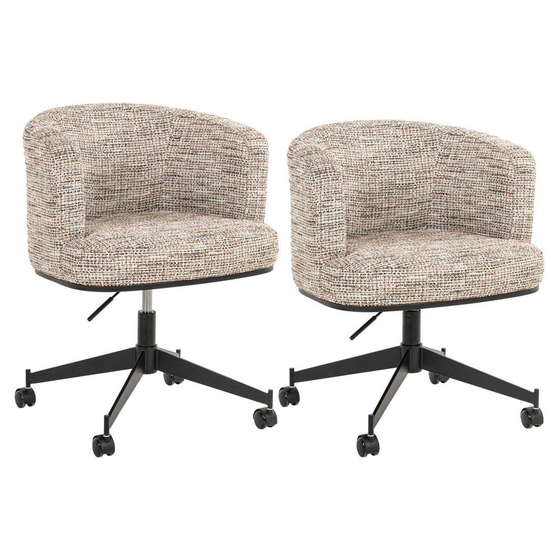 Richmond Interiors Esszimmerstuhl Rochenne trendy nature swivel on wheels Esszimmerstuhl Richmond Interiors