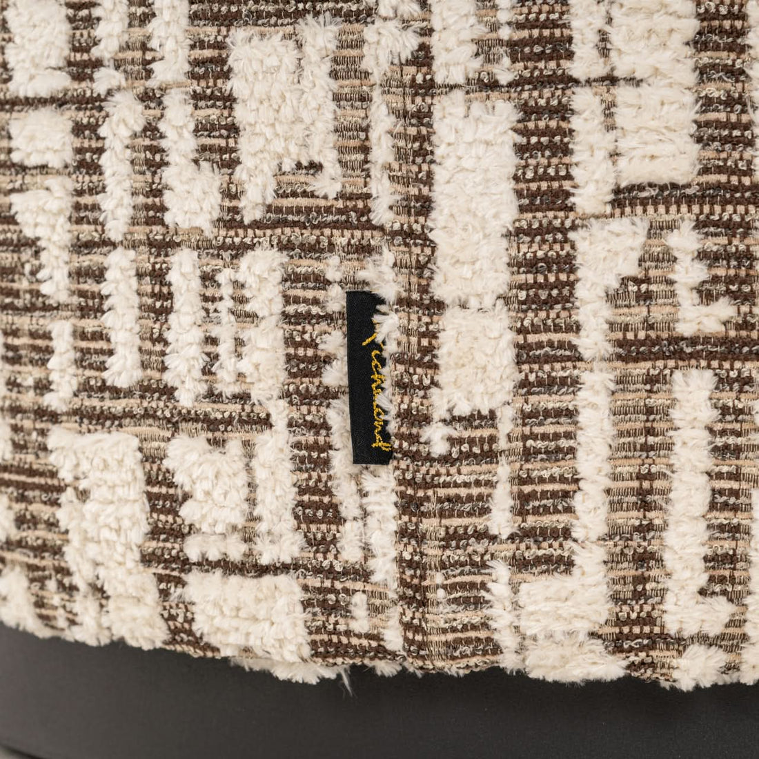 Richmond Interiors Hocker & Fußbank Lexie cream 45Ø Richmond Interiors