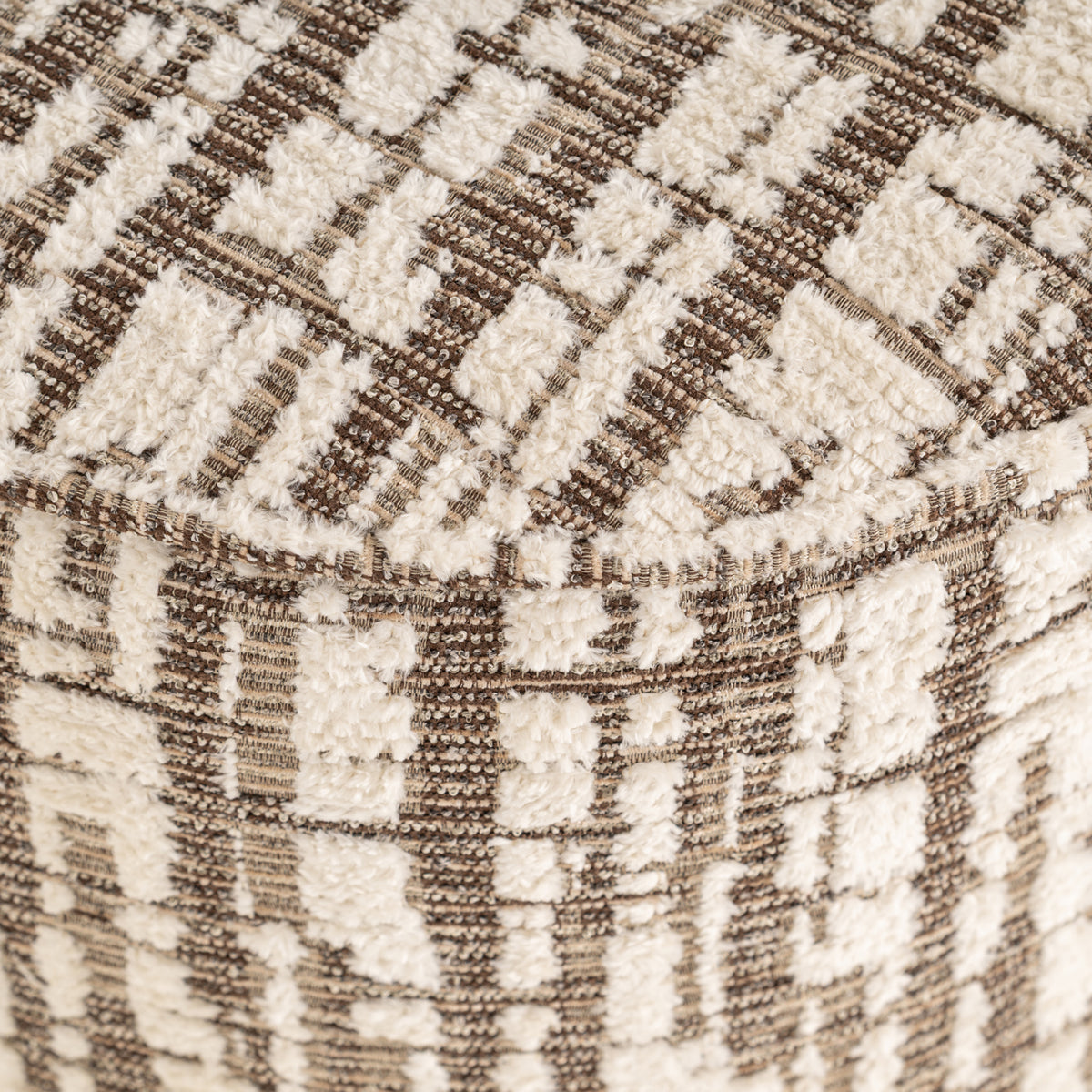 Richmond Interiors Hocker & Fußbank Lexie cream 45Ø