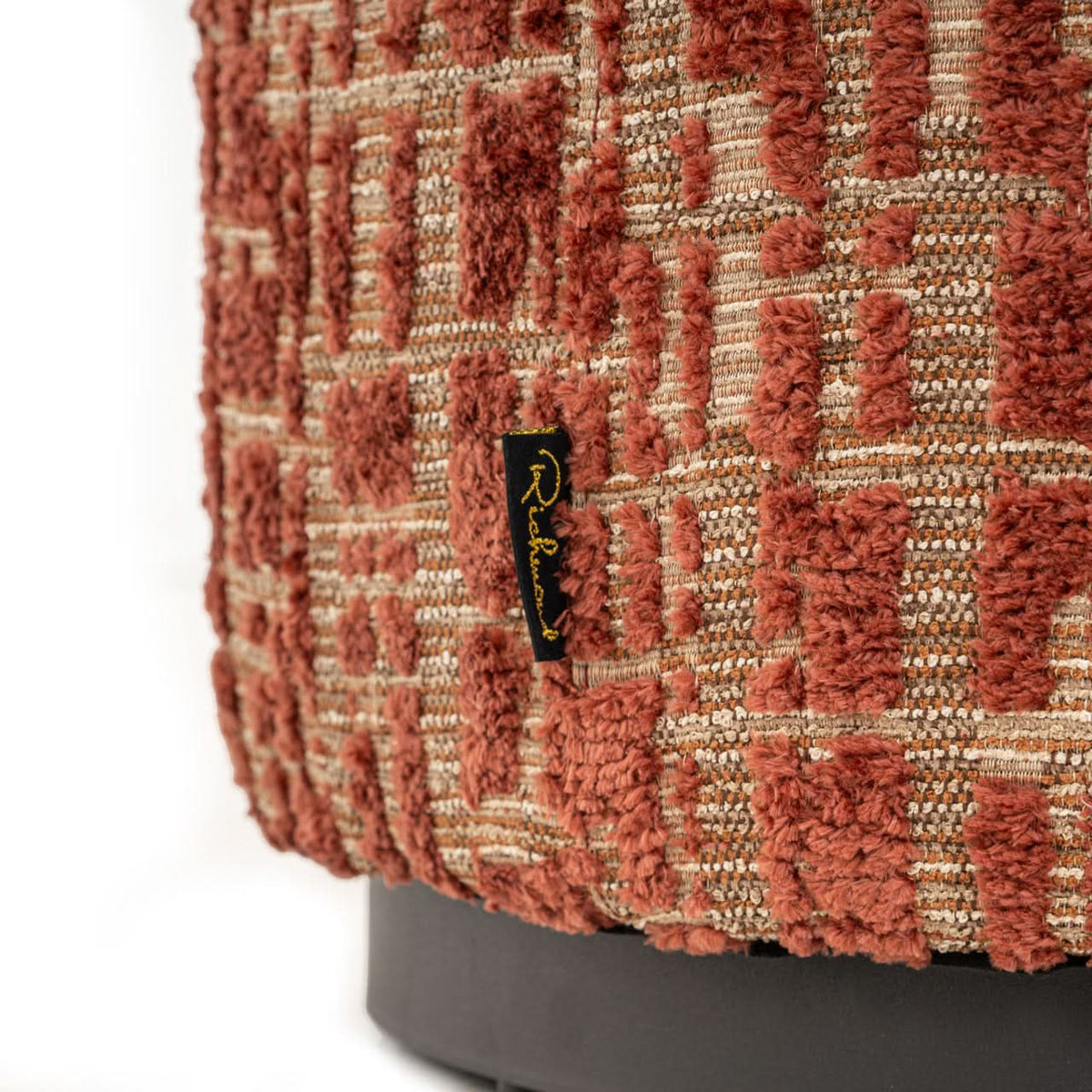 Richmond Interiors Hocker & Fußbank Lexie terra 45Ø
