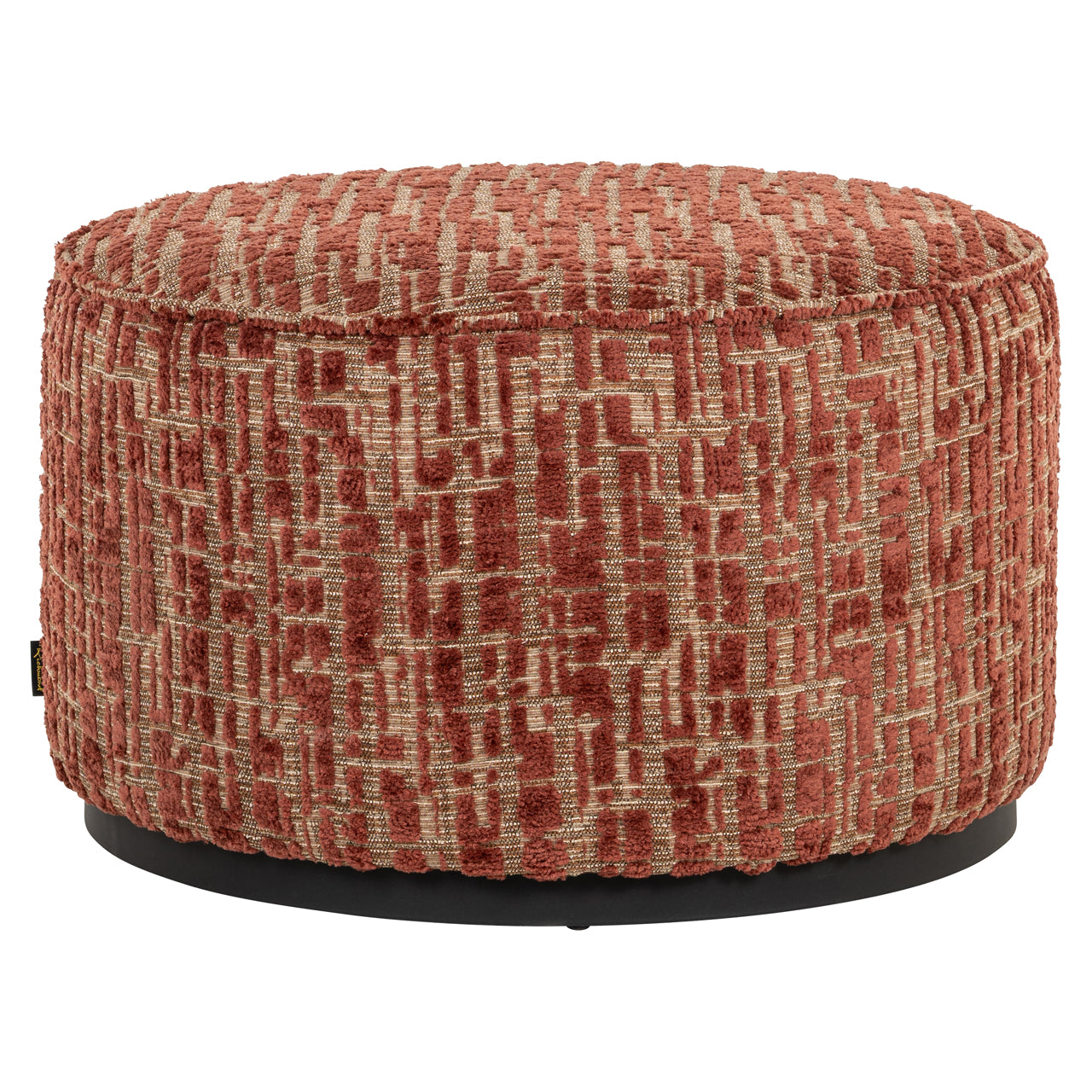 Richmond Interiors Hocker & Fußbank Lexie terra 70Ø Hocker & Fußbank Richmond Interiors
