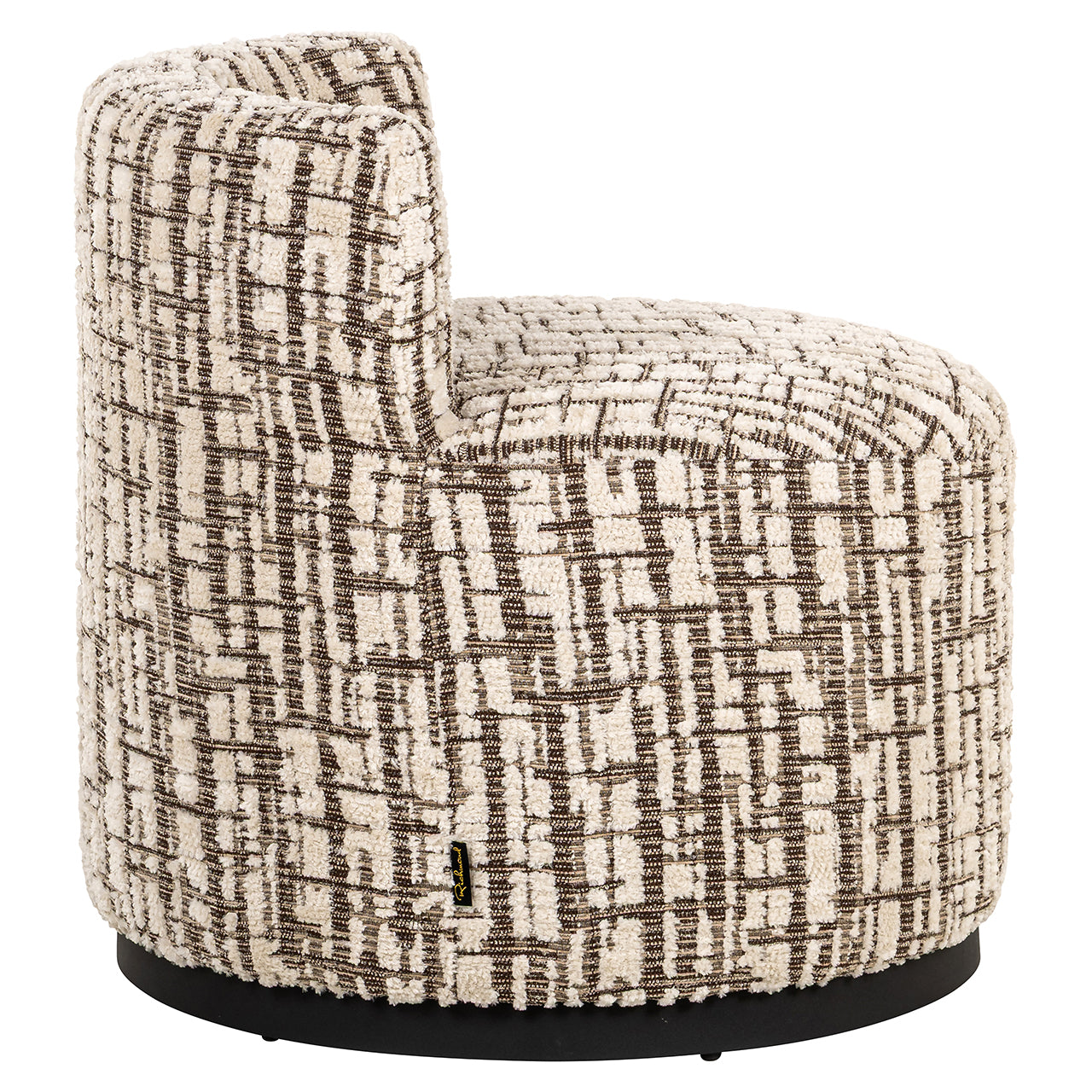 Richmond Interiors Stuhl Franny – Dalia Cream Pouf rund Richmond Interiors