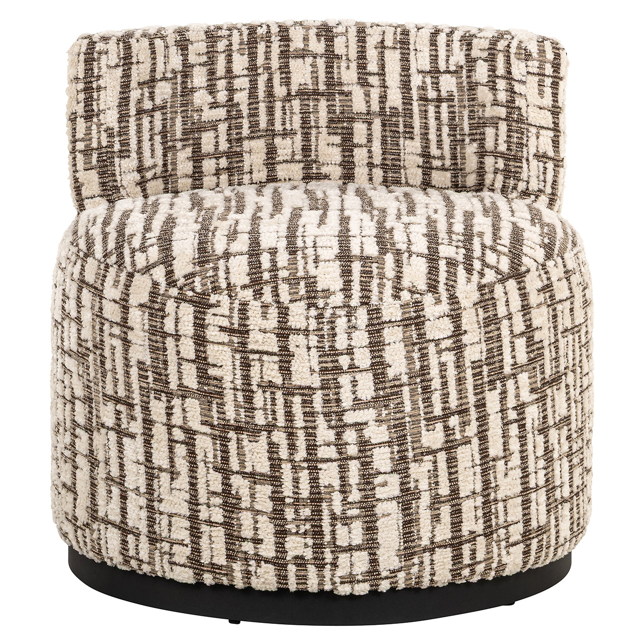 Richmond Interiors Stuhl Franny – Dalia Cream Pouf rund Richmond Interiors