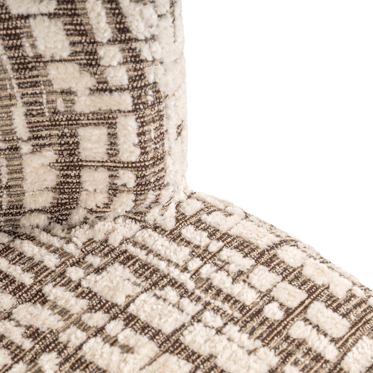 Richmond Interiors Stuhl Franny – Dalia Cream Pouf rund Richmond Interiors
