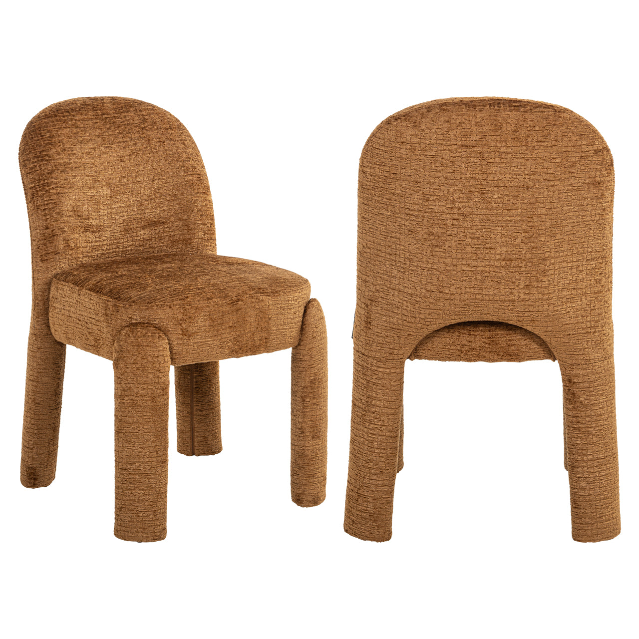 Richmond Interiors Esszimmerstuhl Brandi cognac fusion (Set of 2) Esszimmerstuhl Richmond Interiors