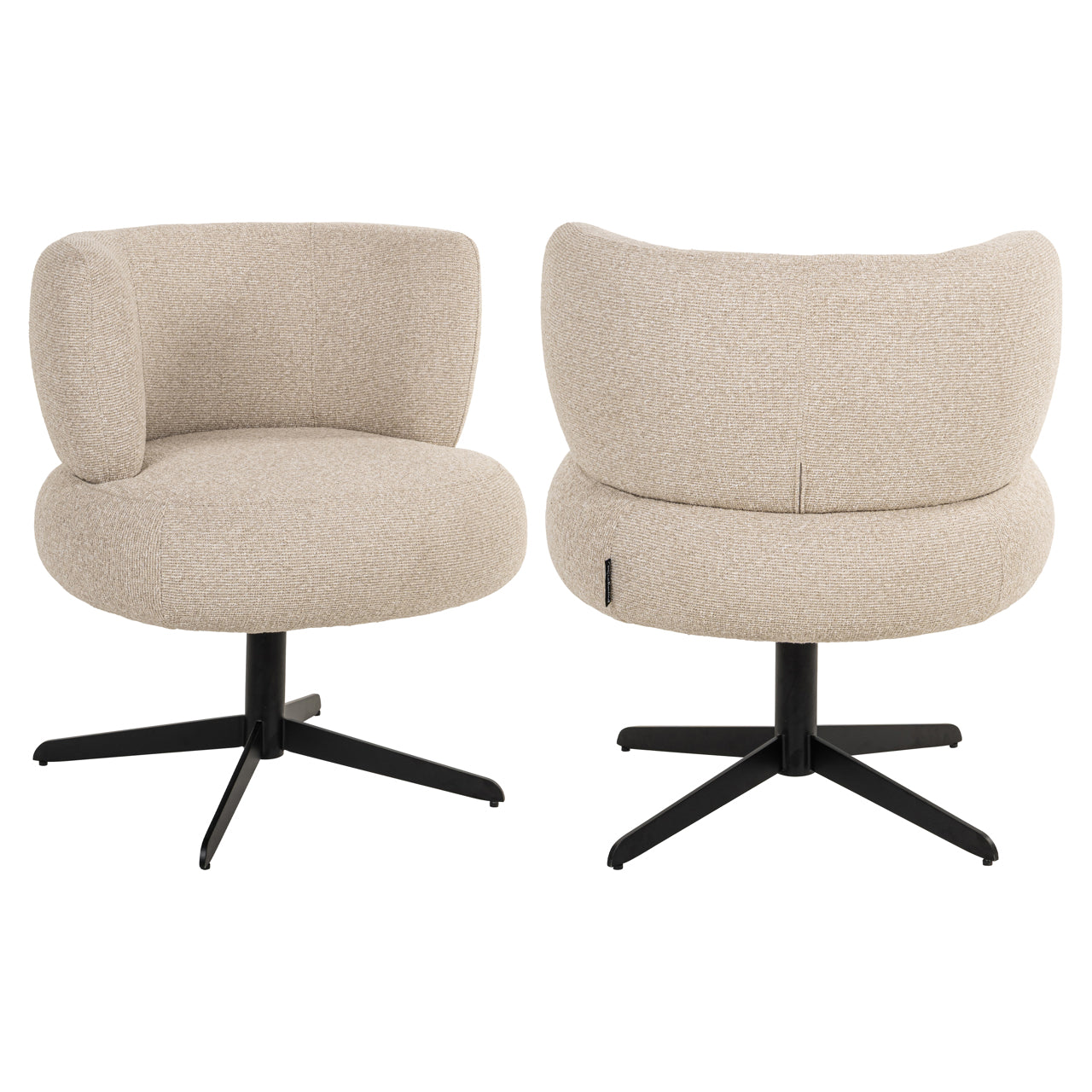 Richmond Interiors Esszimmerstuhl Alexis biscotti swivel Esszimmerstuhl Richmond Interiors