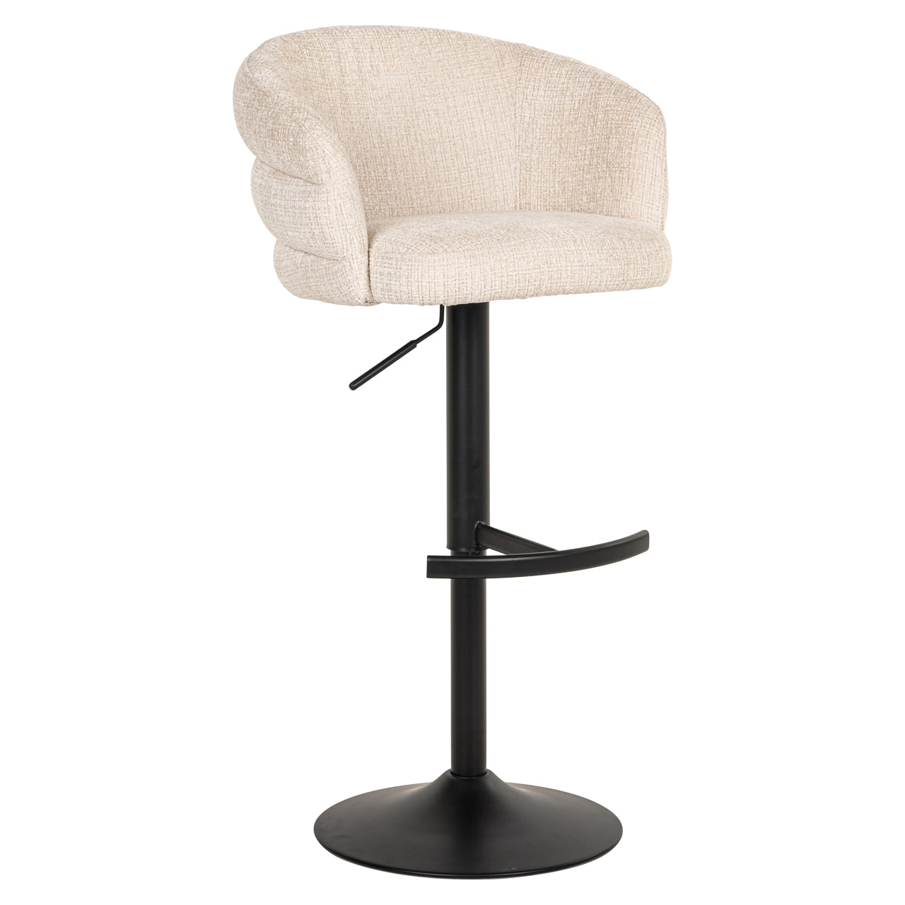 Richmond Interiors Barhocker Nikki niagara beige swivel fire retardant Barhocker Richmond Interiors