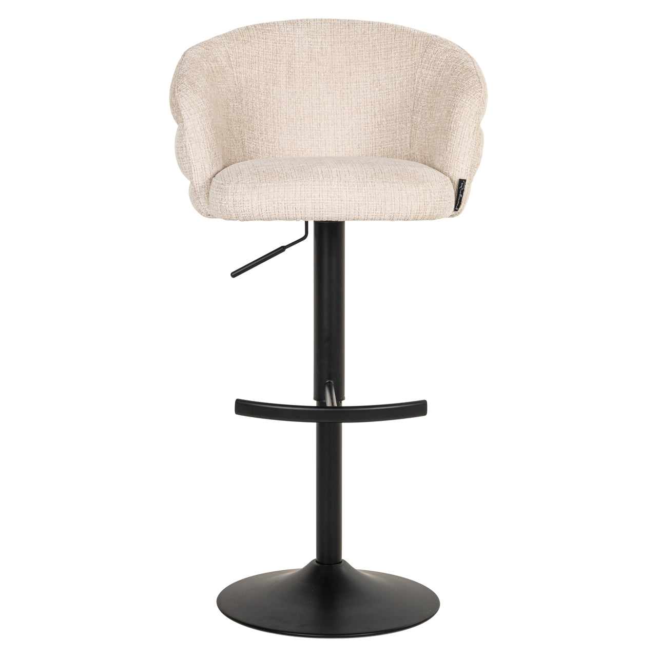 Richmond Interiors Barhocker Nikki niagara beige swivel fire retardant Barhocker Richmond Interiors