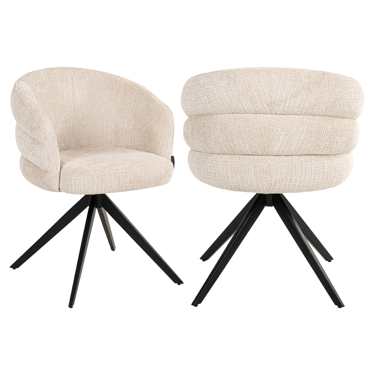 Richmond Interiors Esszimmerstuhl Serenity niagara beige swivel fire retardant Esszimmerstuhl Richmond Interiors