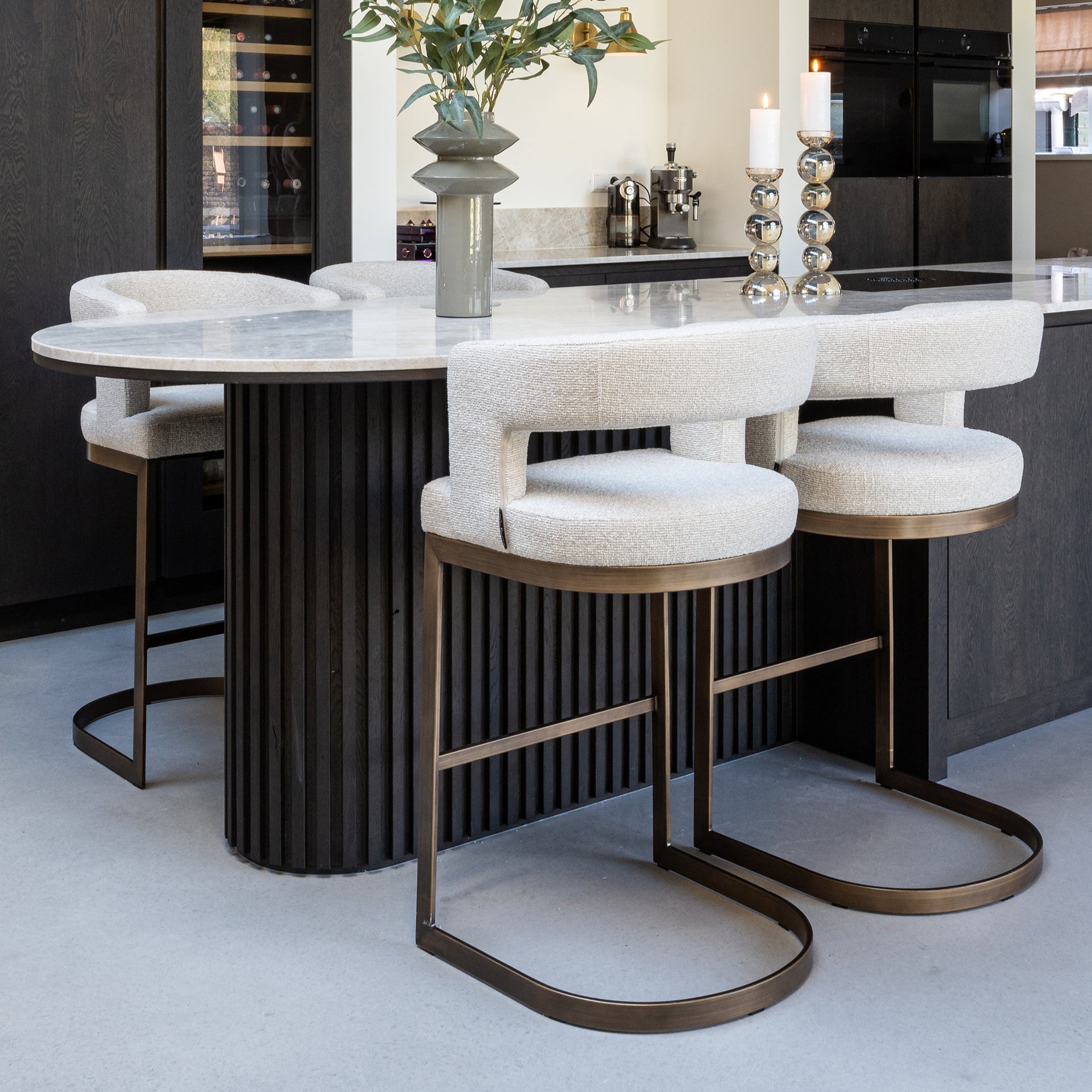 Richmond Interiors Barstuhl Ellis biscotti (Biscotti) Barstuhl Richmond Interiors