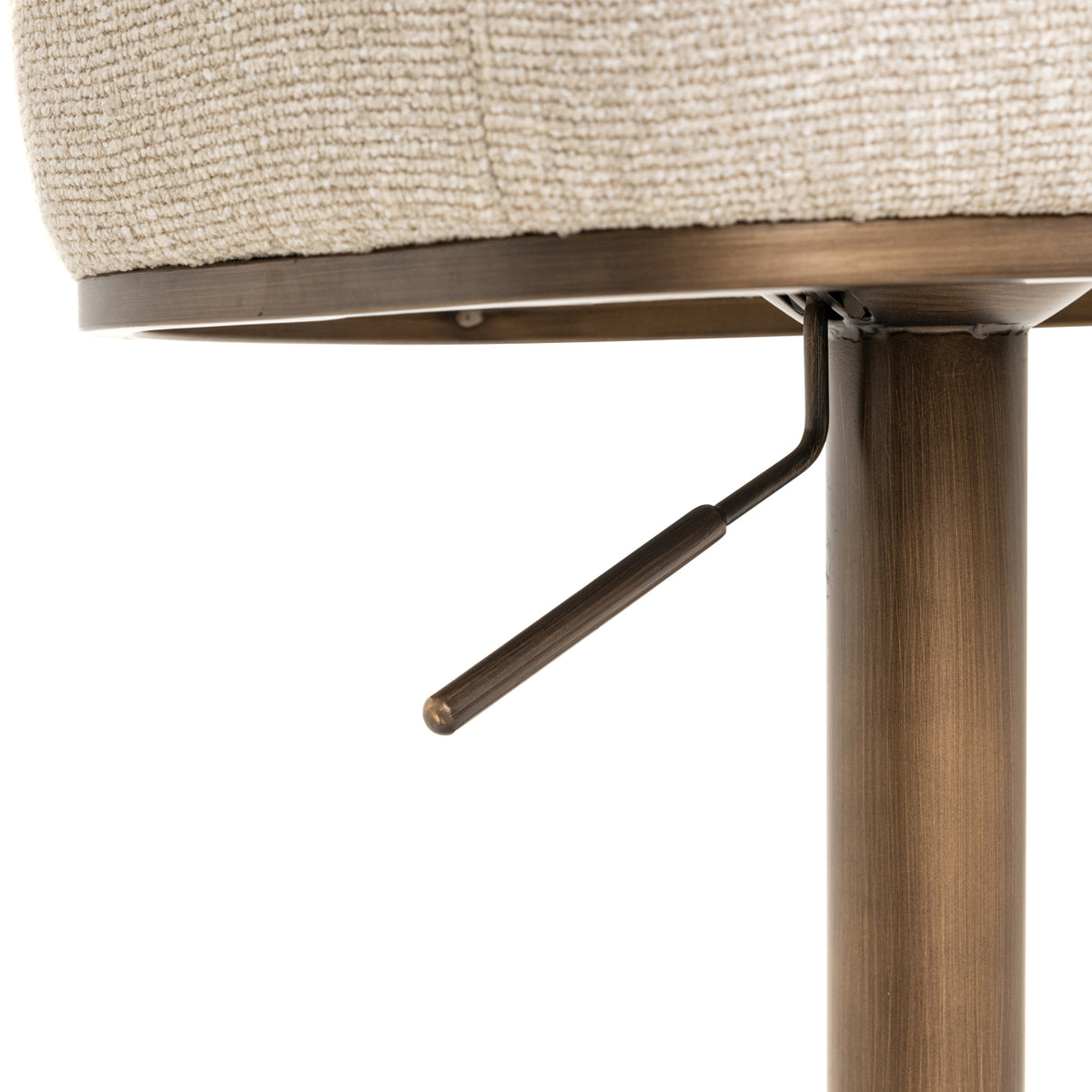 Richmond Interiors Barhocker Cheyenne biscotti swivel