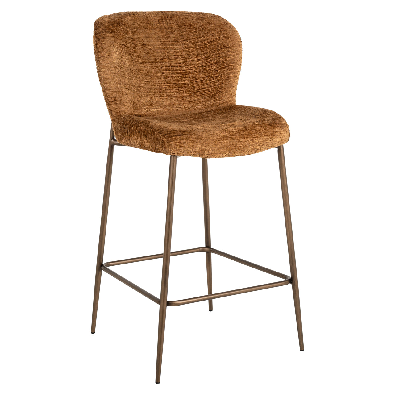 Richmond Interiors Thekenstuhl Odarby cognac fusion Thekenstuhl Richmond Interiors