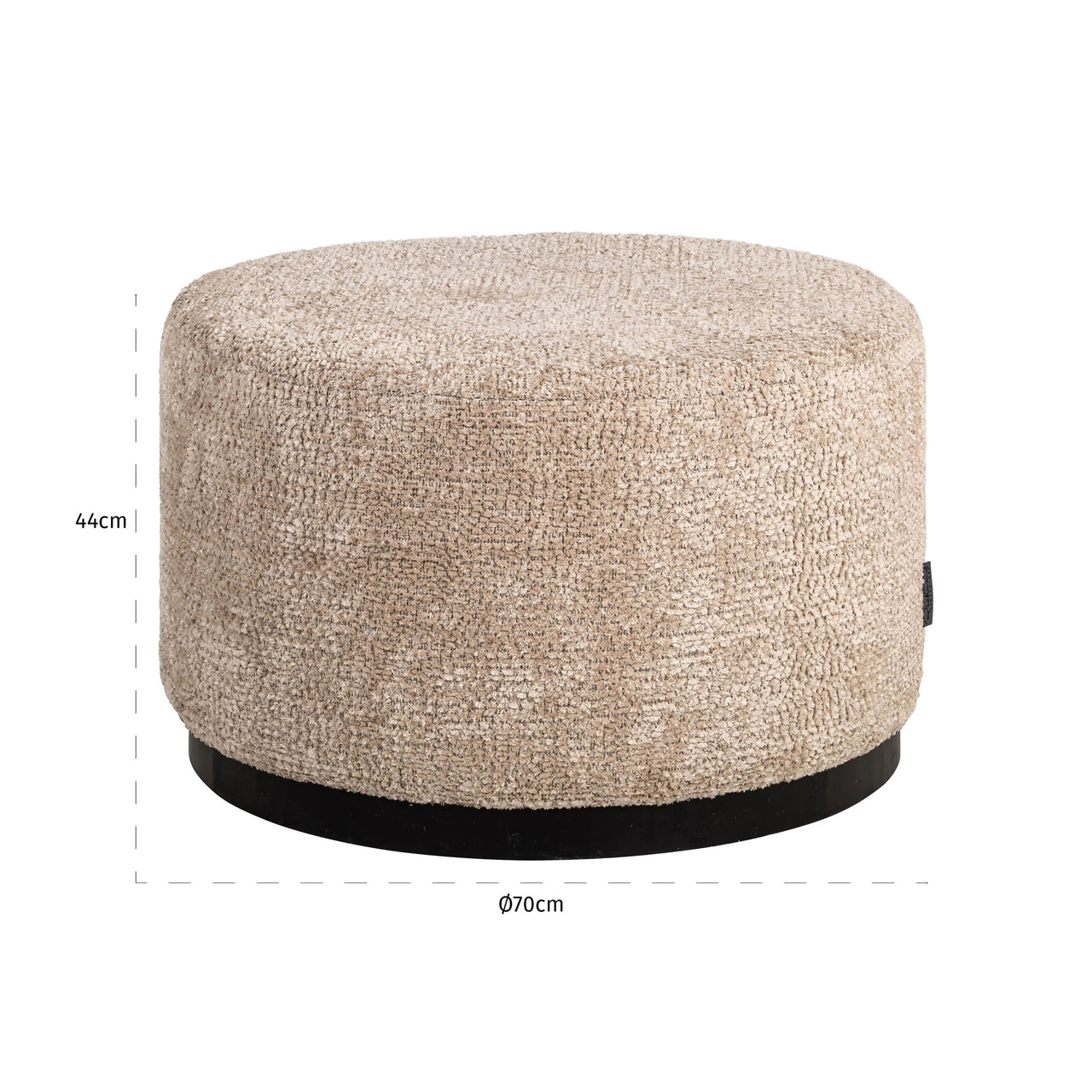 Richmond Interiors Hocker & Fußbank Kindal customized 70Ø Hocker & Fußbank Richmond Interiors