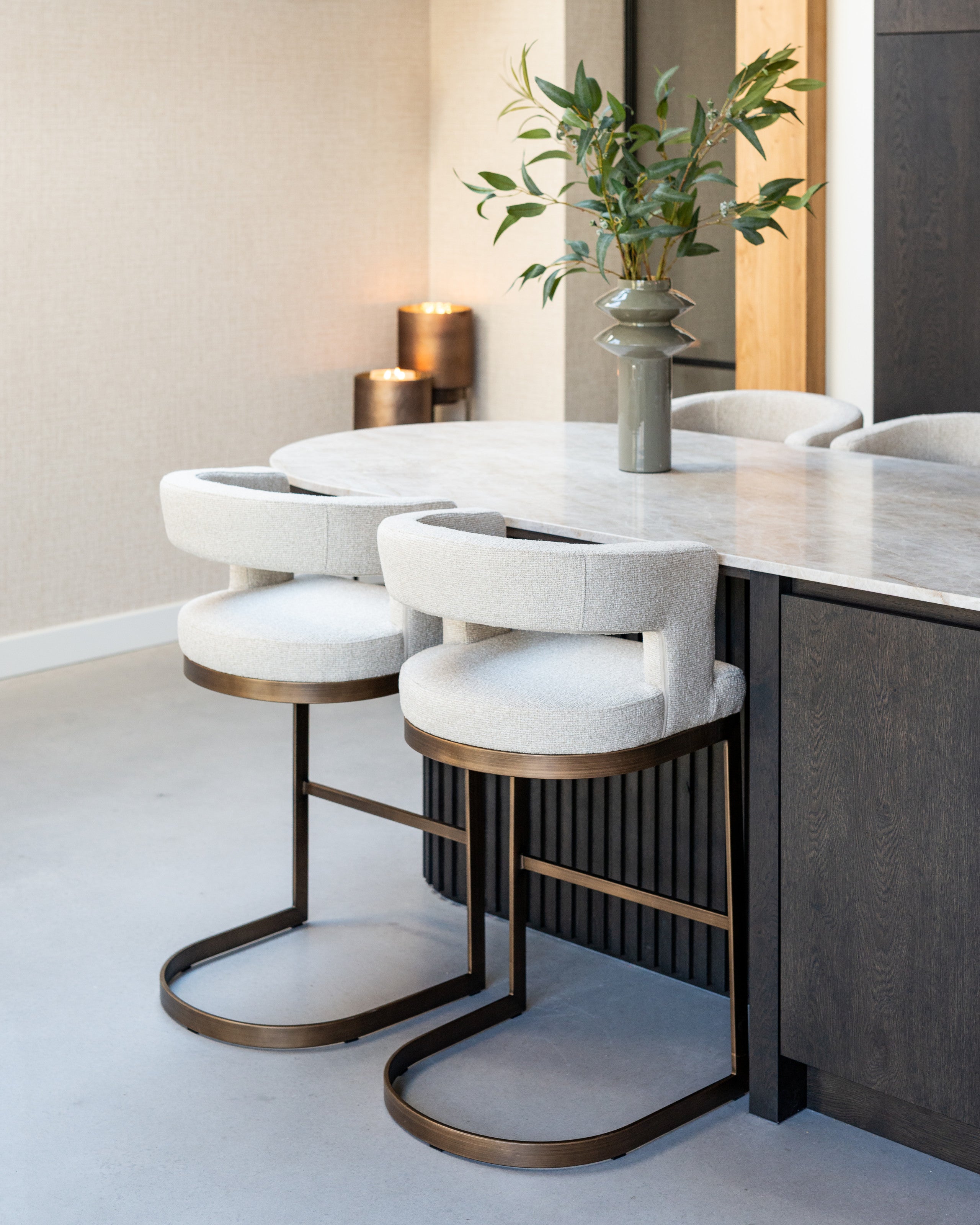 Richmond Interiors Windlicht Mione bronze small