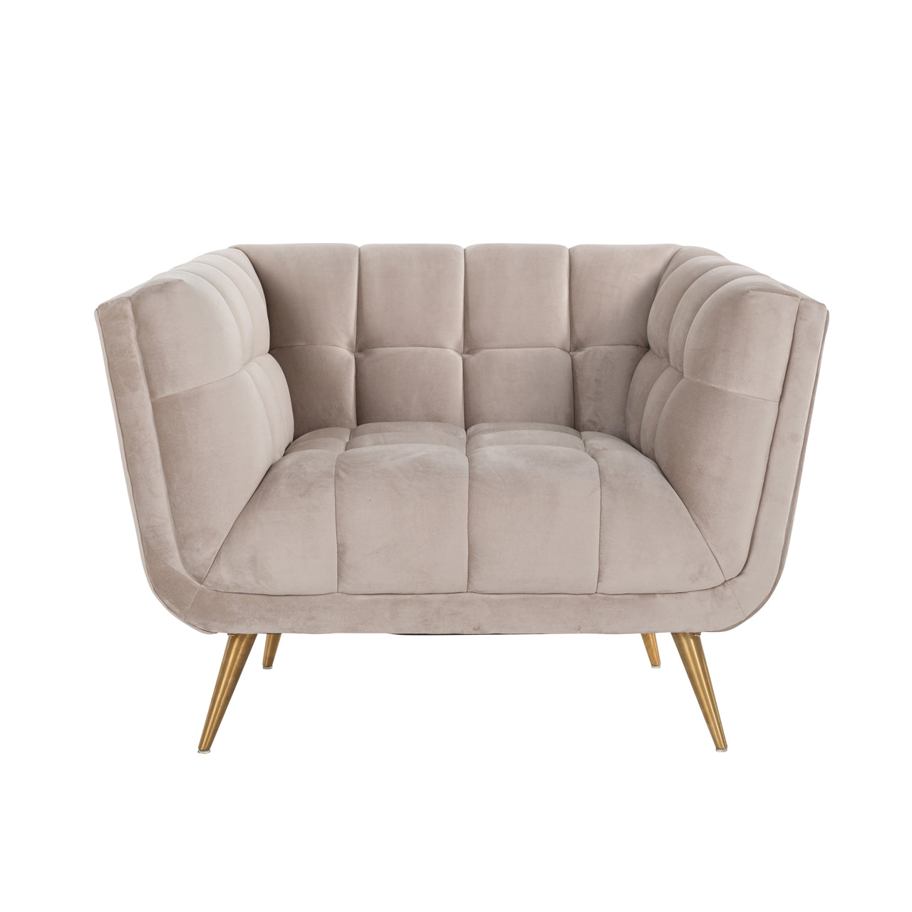 Richmond Interiors Lounge Stuhl Huxley khaki velvet Lounge Stuhl Richmond Interiors