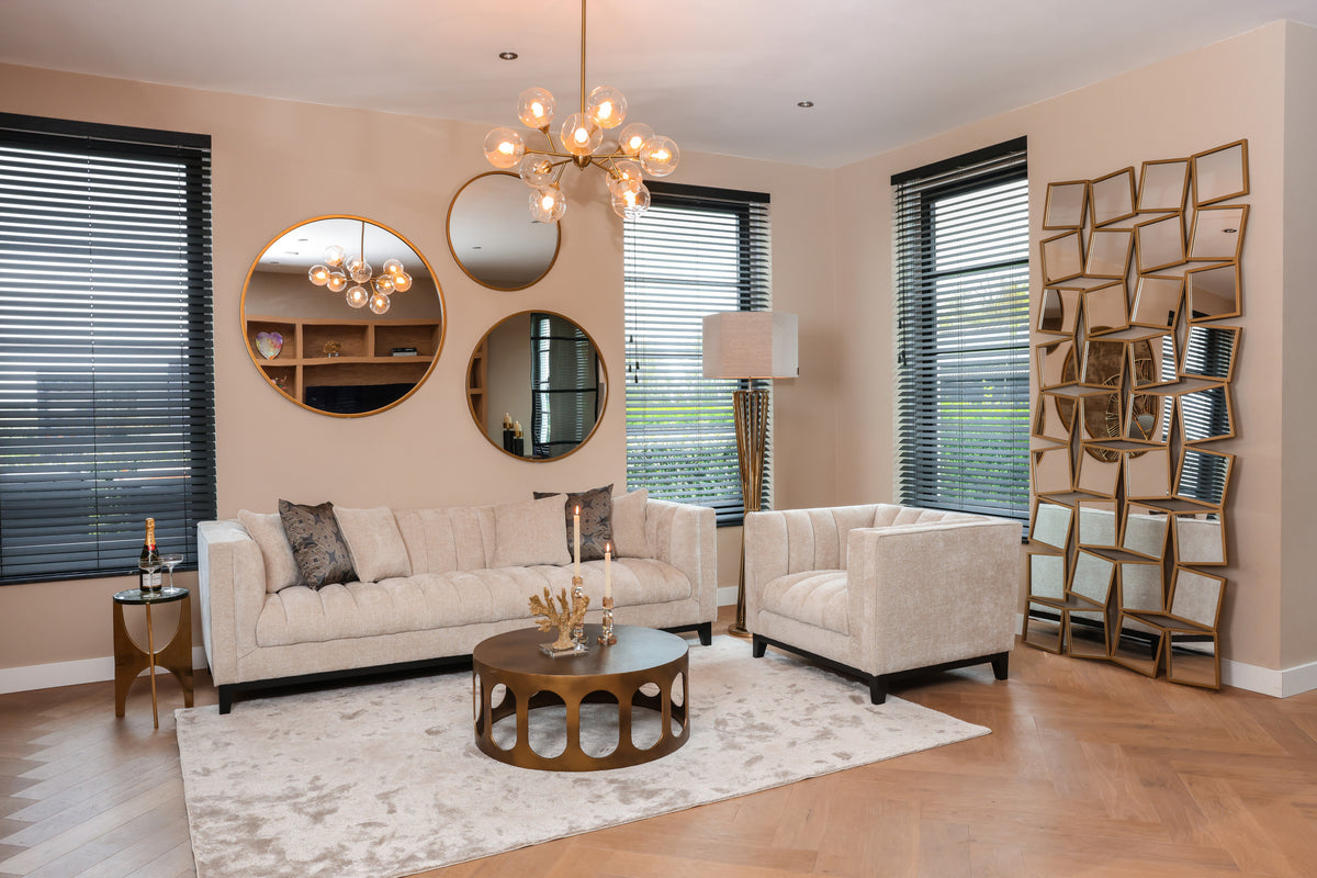 Richmond Interiors Beistelltisch Avery gold Richmond Interiors