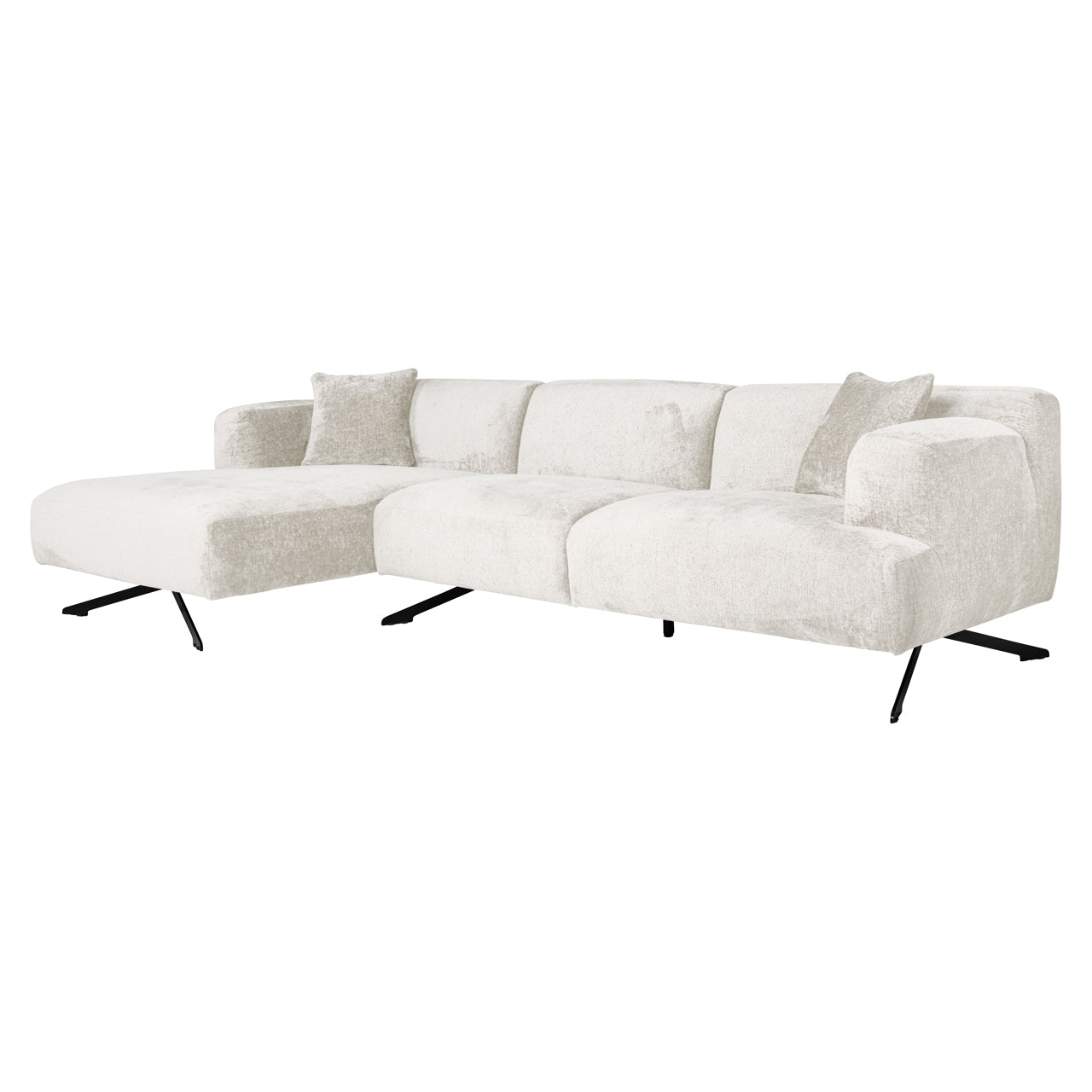 Richmond Interiors Sofa Donovan cream fusion 3-seater + lounge left