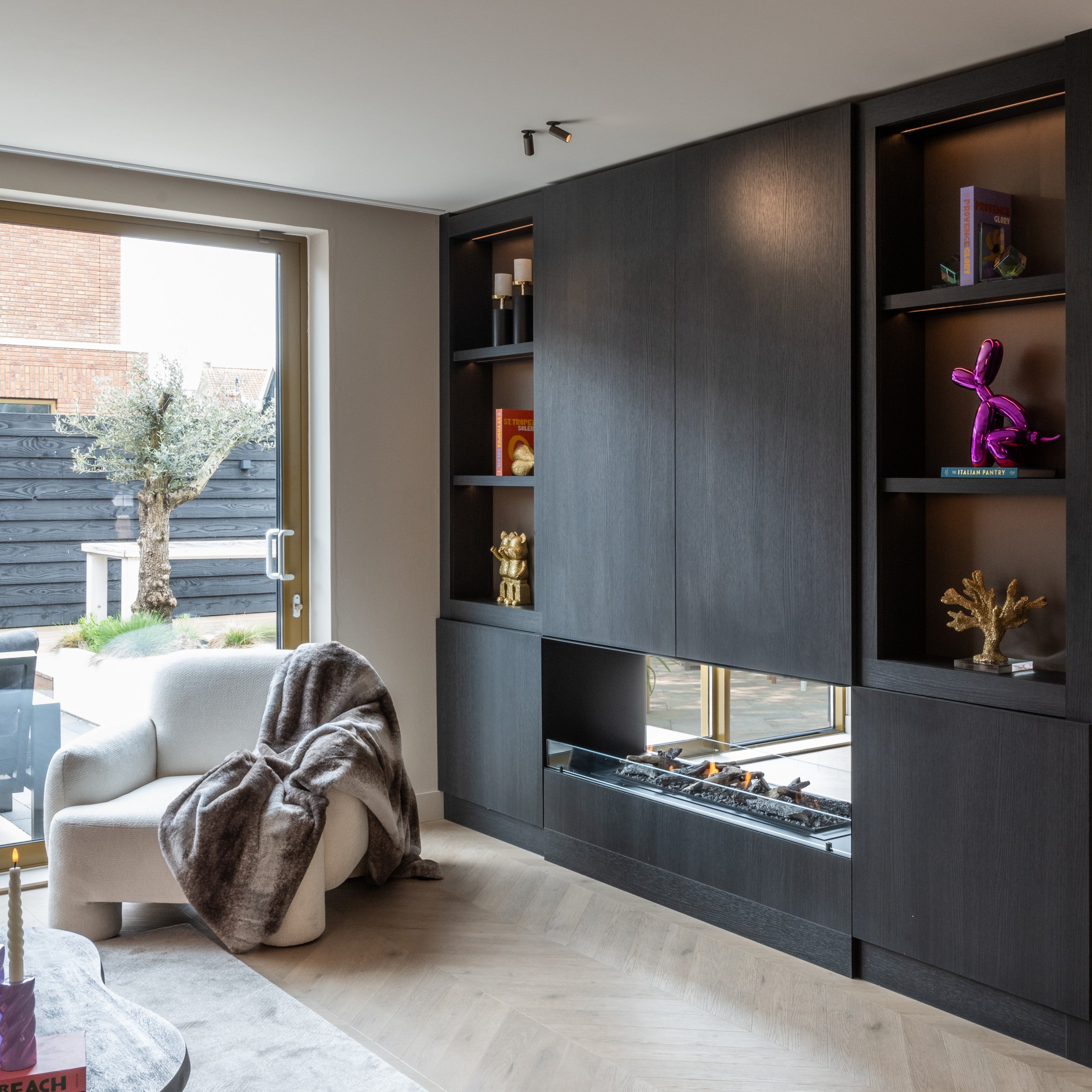 Richmond Interiors Buchständer Kiss gold gold