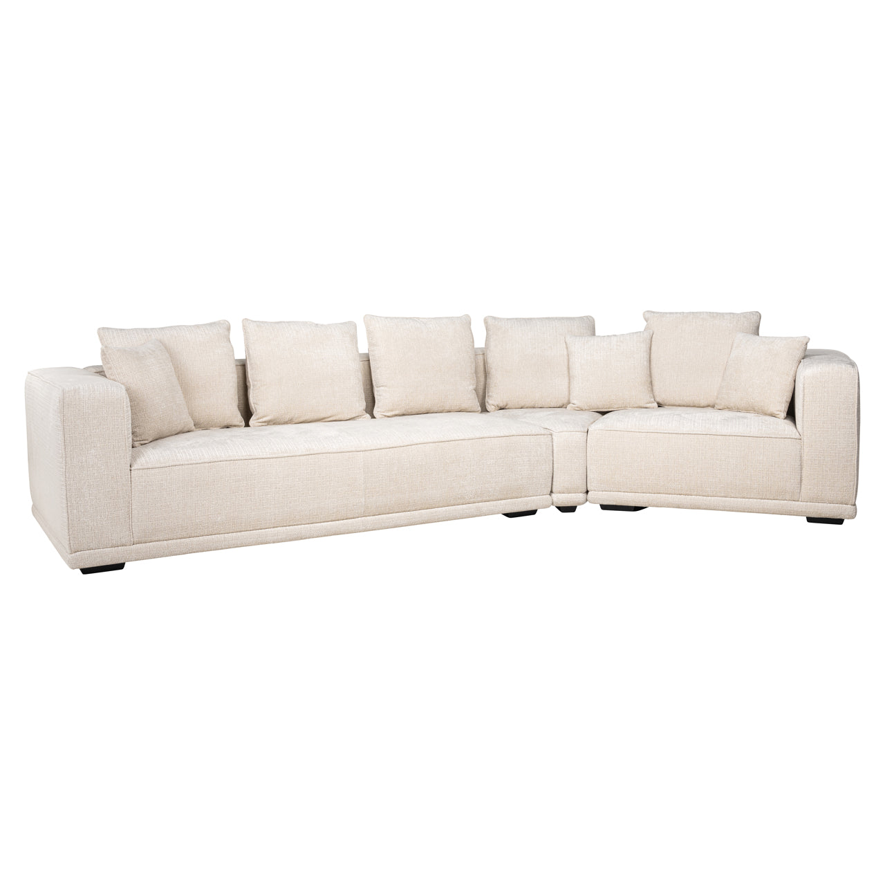 Richmond Interiors Sofa Lusso niagara beige 4-seater Sofa Richmond Interiors