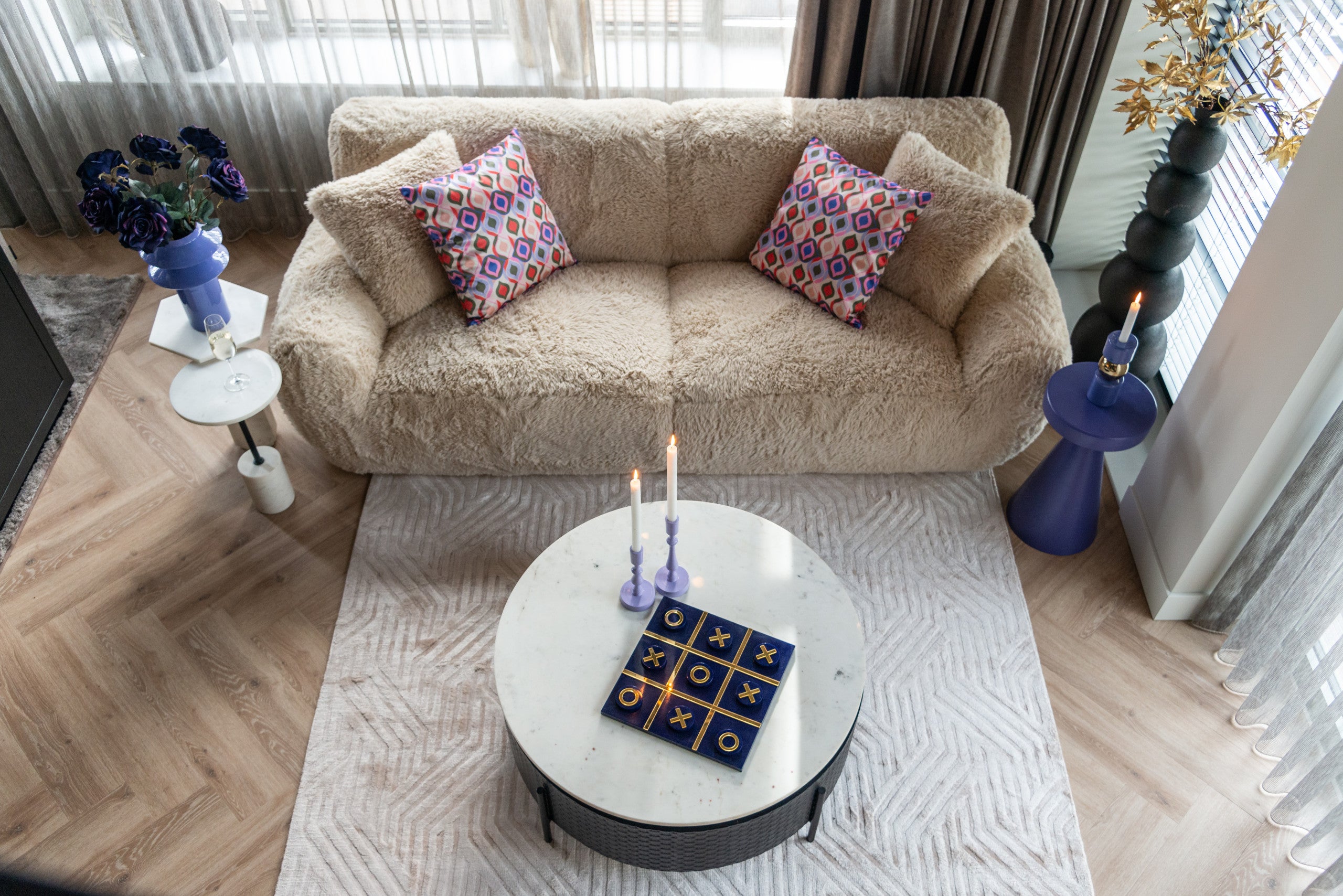 Richmond Interiors Beistelltisch Tempus gold Beistelltisch Richmond Interiors