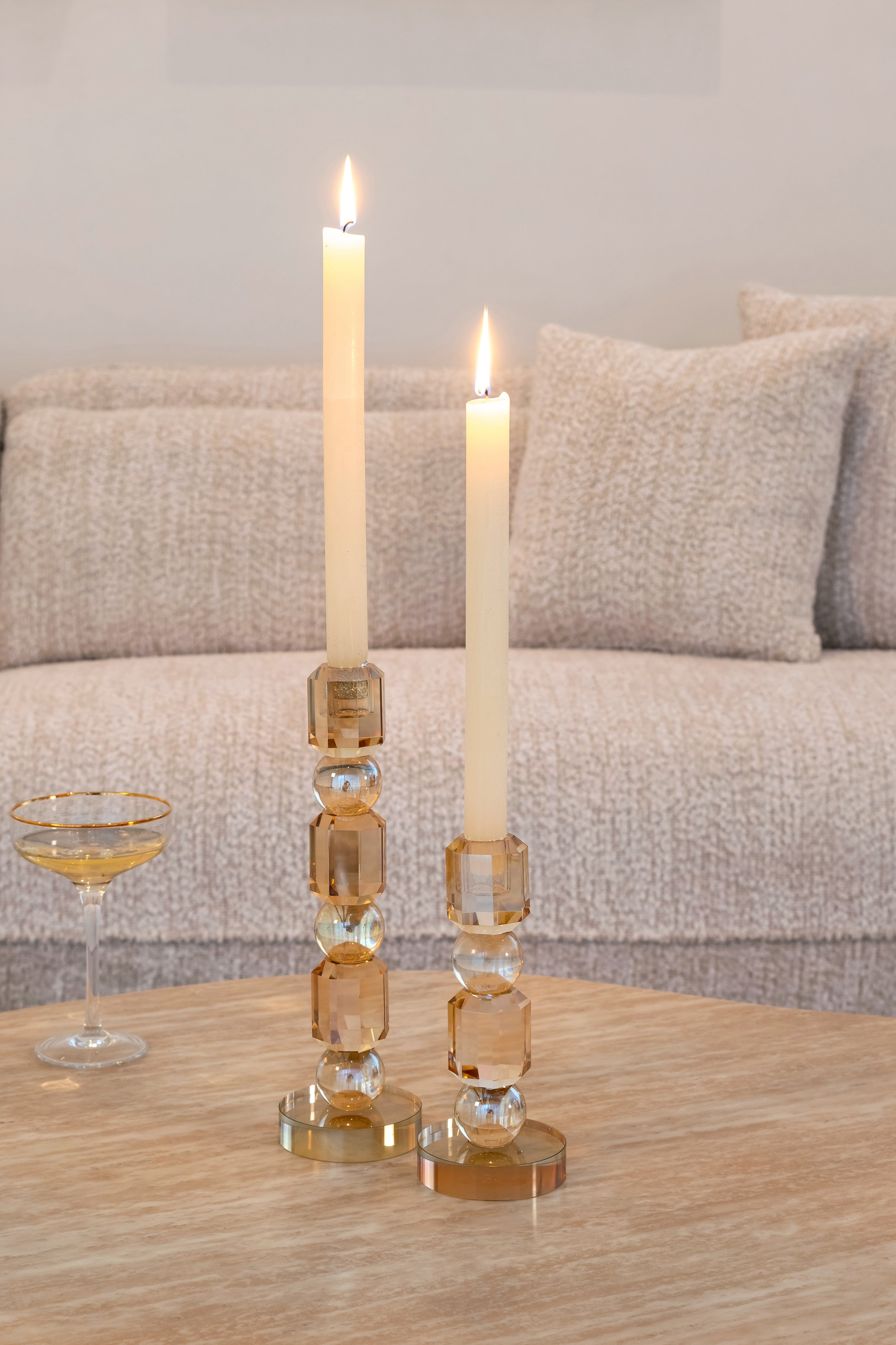 Richmond Interiors Kerzenhalter Meral brown small Kerzenhalter Richmond Interiors