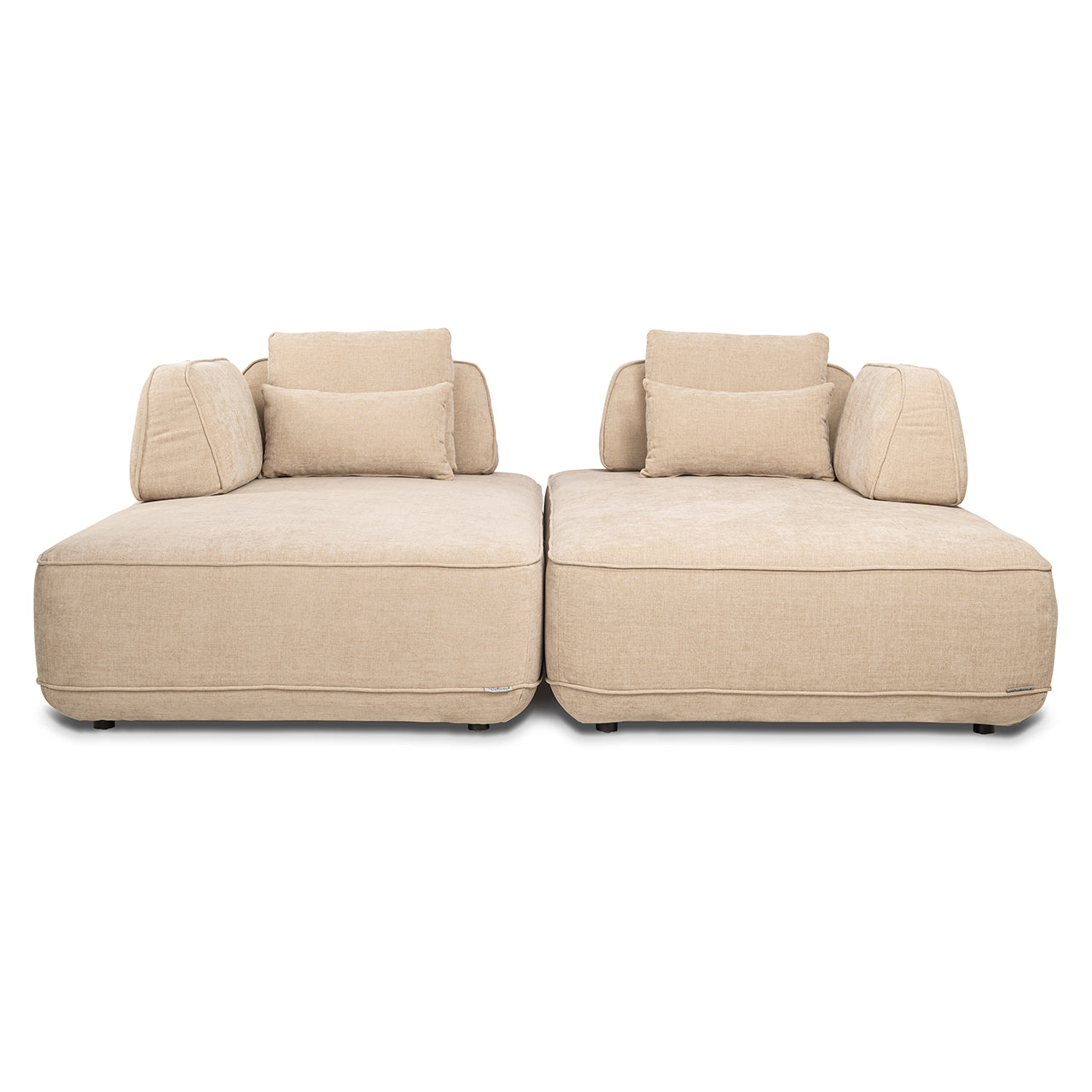 Richmond Interiors Sofa Tudor mit abnehmbarer Rückenlehne sand olympus (Sand olympus) Ecksofa Richmond Interiors
