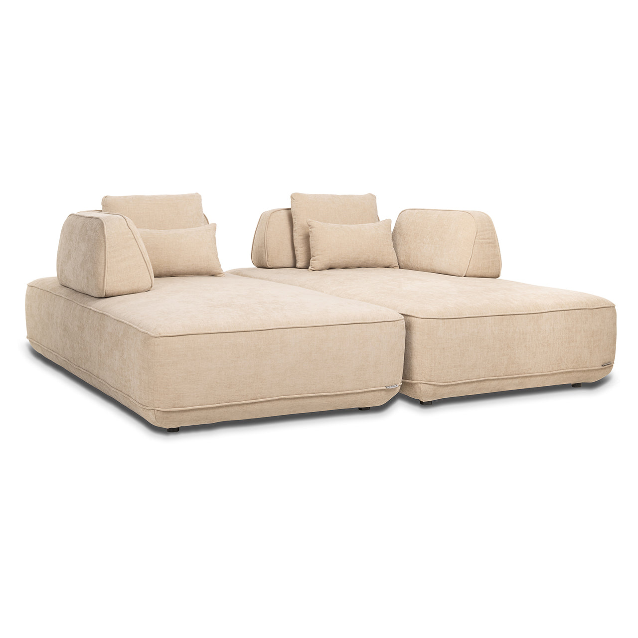 Richmond Interiors Sofa Tudor mit abnehmbarer Rückenlehne sand olympus (Sand olympus) Ecksofa Richmond Interiors