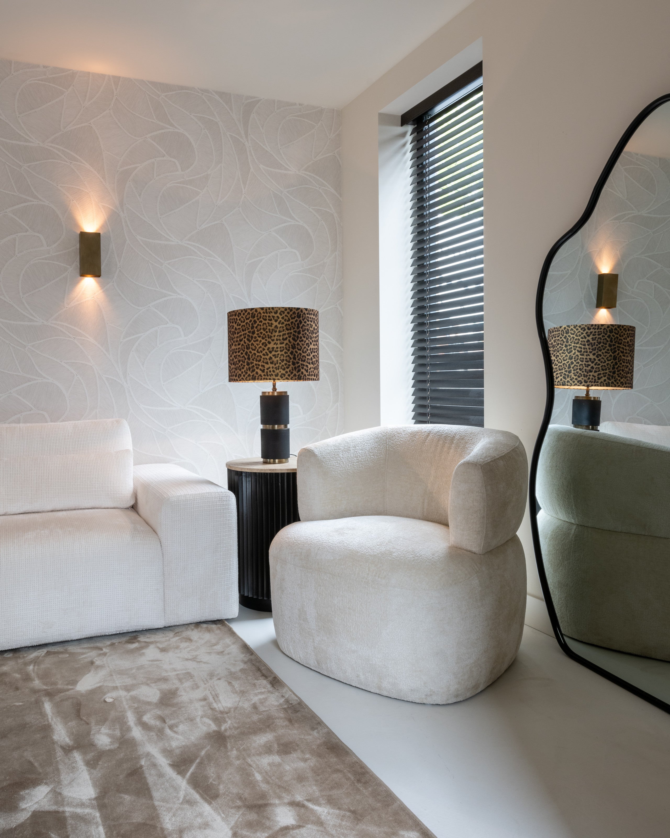 Richmond Interiors Beistelltisch Hampton dark brown 45Ø Beistelltisch Richmond Interiors