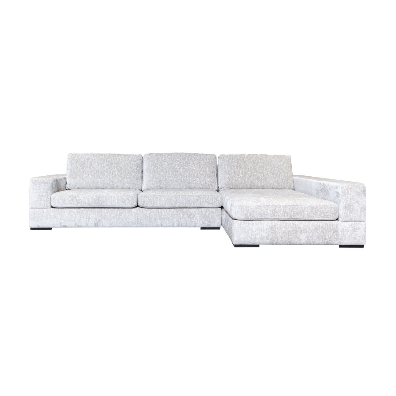 Richmond Interiors Sofa Pasha pearl island 3-seater + lounge right fully upholstered Sofa Richmond Interiors