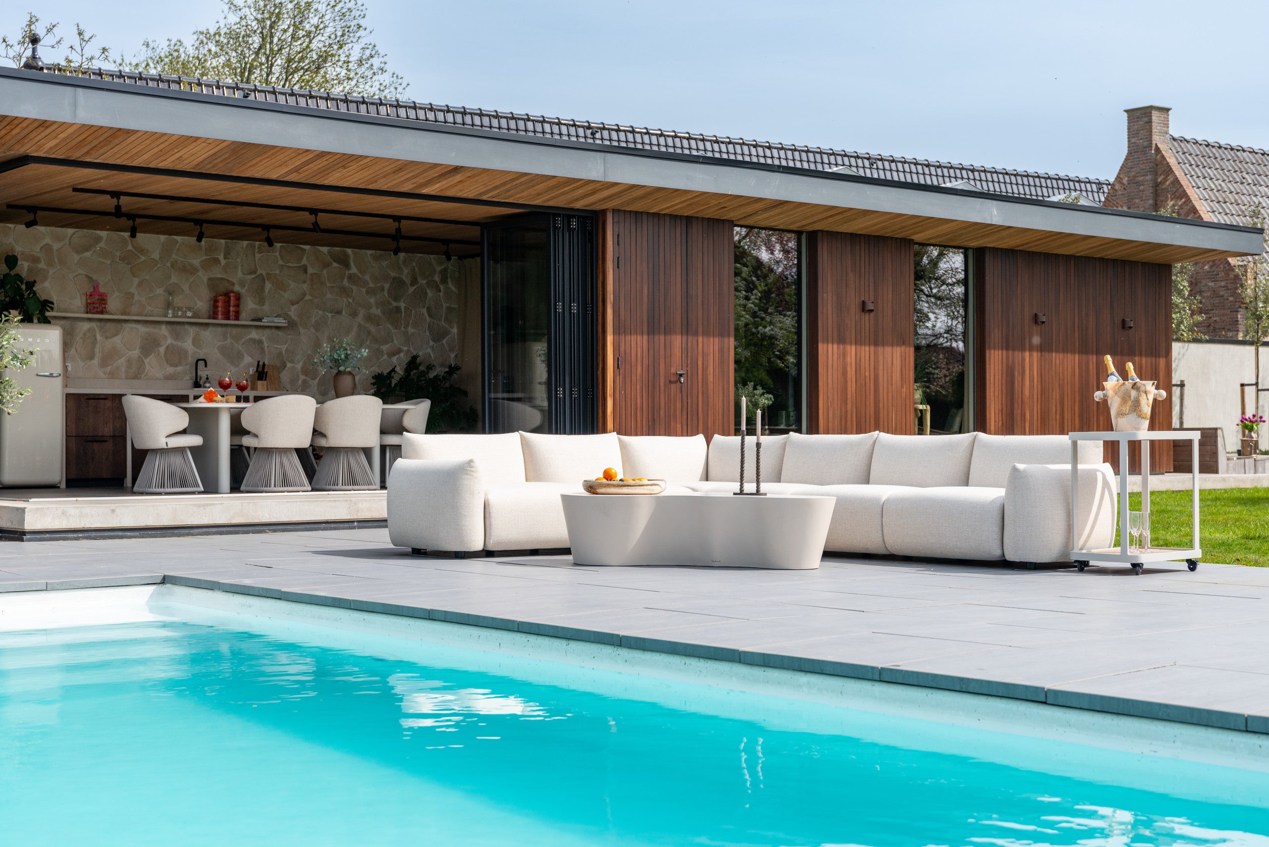 Richmond Interiors Garten Sofa Dawson beige alpine cornersofa Garten Sofa Richmond Interiors