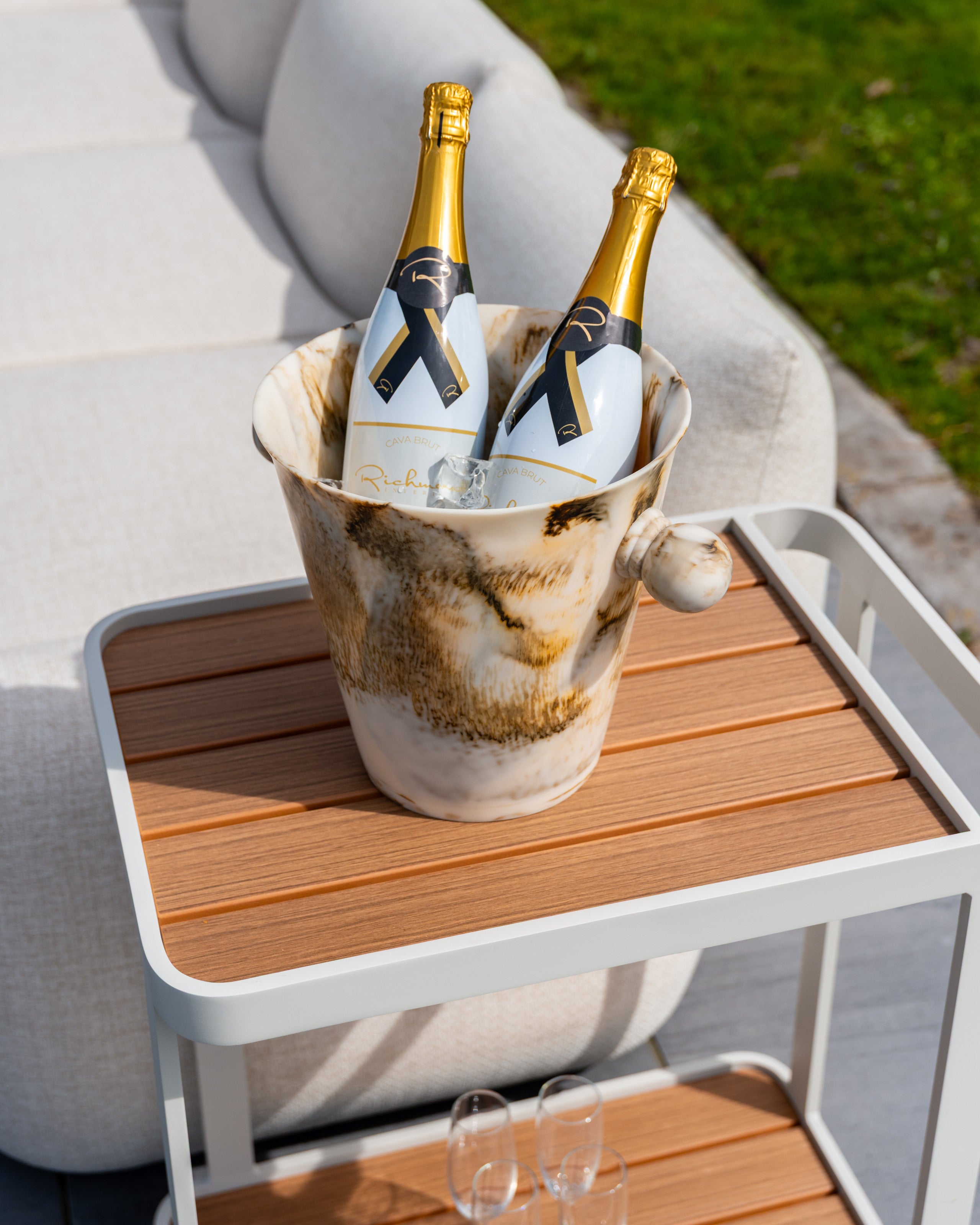 Richmond Interiors Garten Wagen Spritz beige Garten Wagen Richmond Interiors