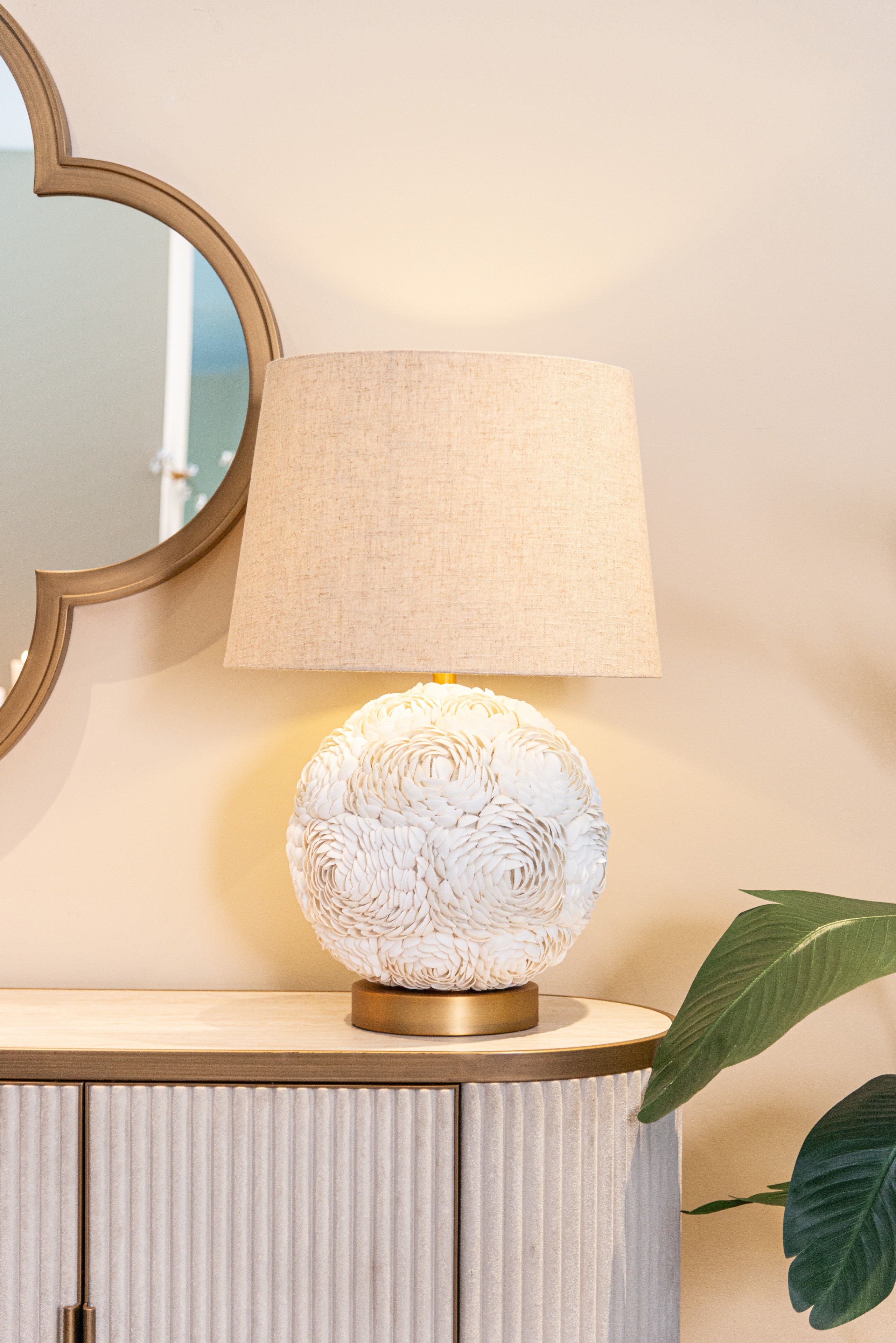 Richmond Interiors Tischlampe Jamie white Tischlampe Richmond Interiors